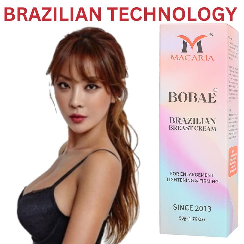 MACARIA Bobae Firming Breast Cream - Bust Tightening & Enlargement Lotion for Women | Natural Breast Lift & Growth Enhancement | Perfect for Massage, Post-Pregnancy Care & Body Contouring