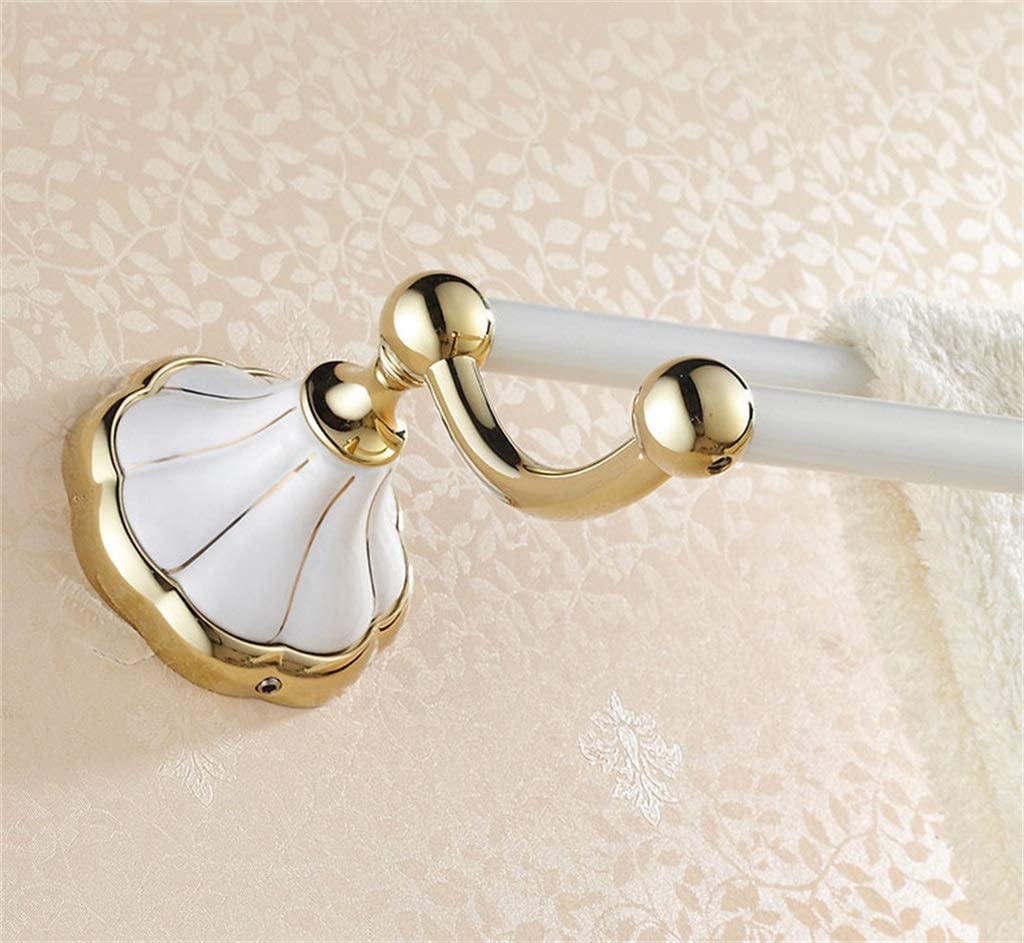 Stainless Steel Wall Mounted Towel Rack with 2 Bars - 30cm Bathroom Towel Holder for Hand & Face Towels - Perfect for Bathrooms, Powder Rooms & Spa Areas