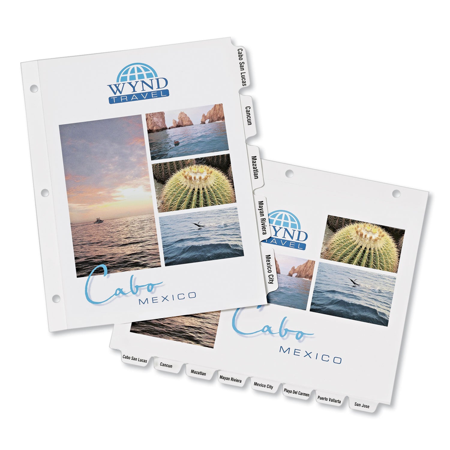 Avery® Customizable Print-On Dividers - 5-Tab, 3-Hole Punched, 8.5
