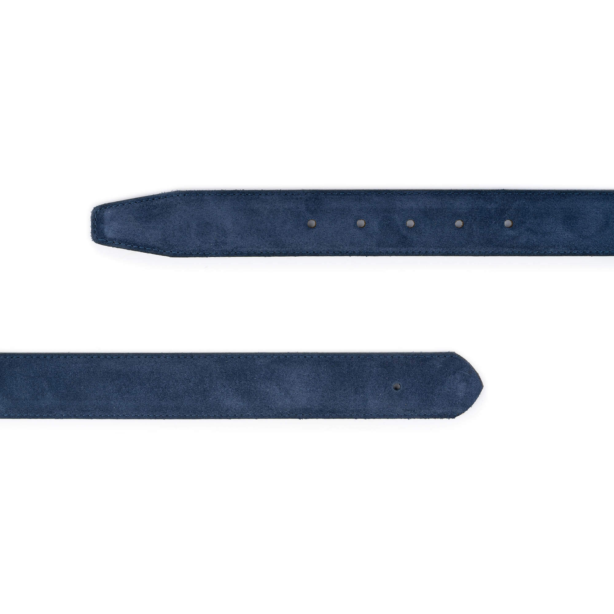 Premium 3.5cm Blue Suede Leather Belt Replacement for Montblanc Buckles - Men's Dress & Casual Fashion Accessory for Office, Wedding & Everyday Wear