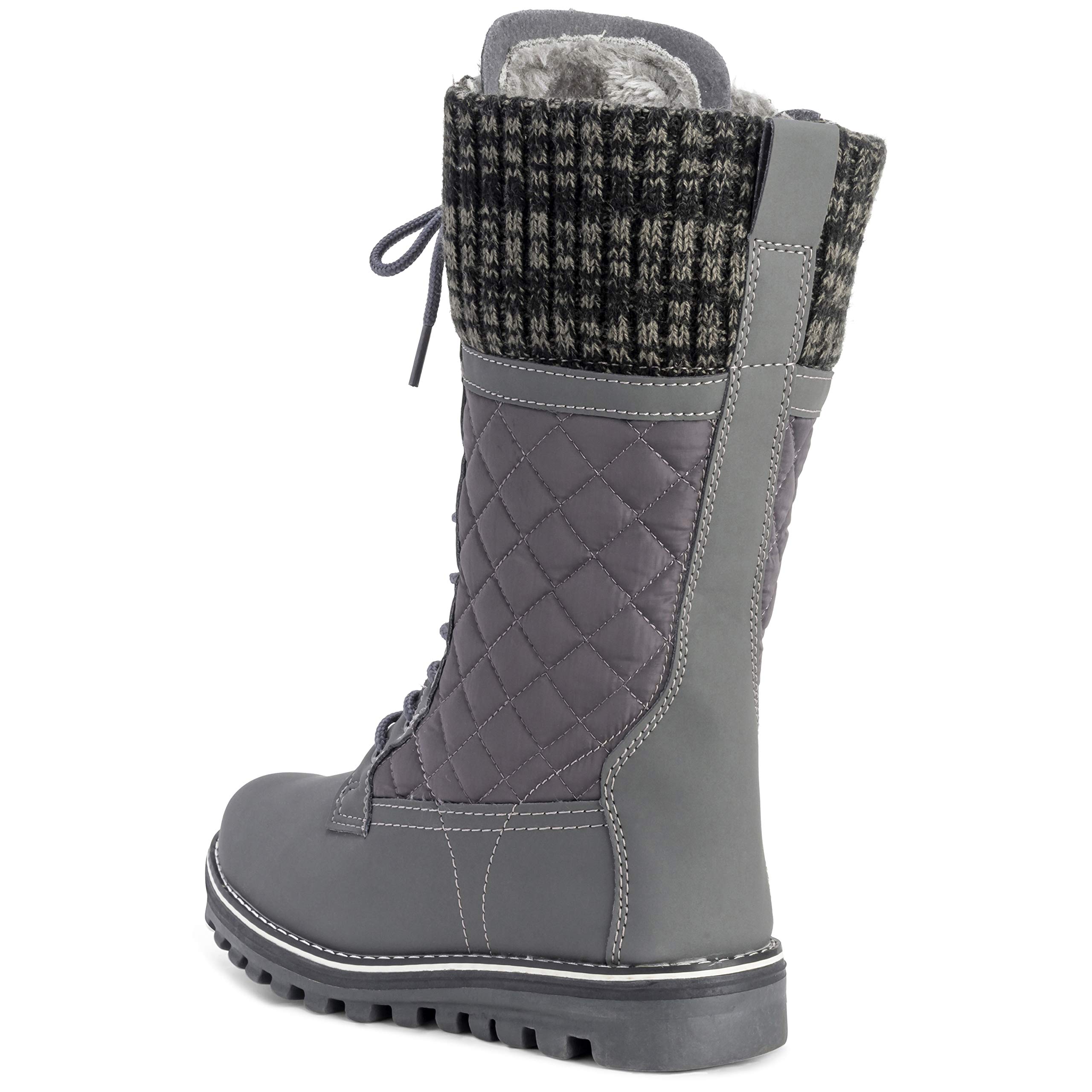 Women's Waterproof Winter Snow Boots - Insulated Warm Ankle Boots for Cold Weather, Hiking & Outdoor Activities