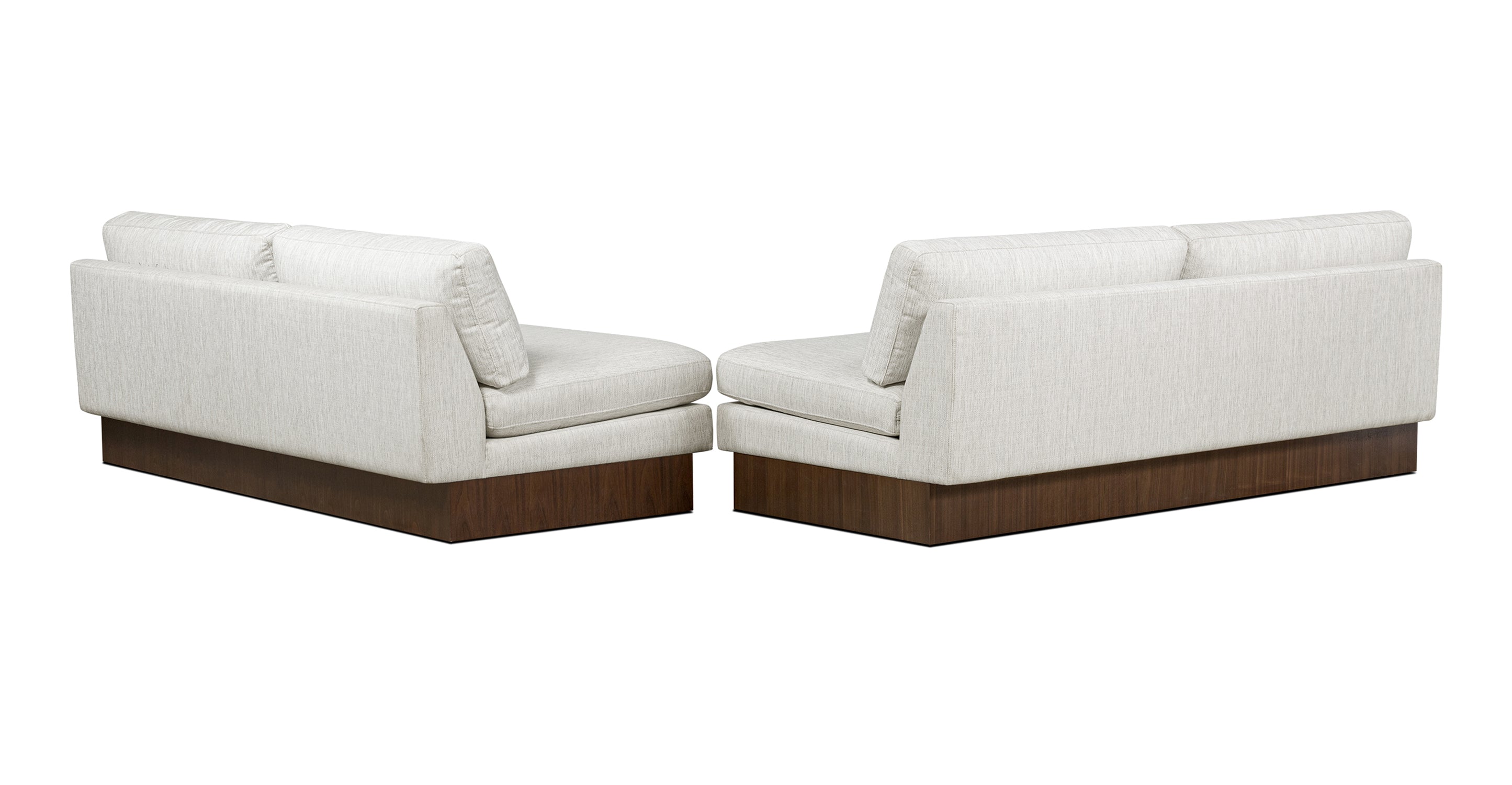 Modular Sofa in Bright Ash - Modern Sectional Couch for Living Room, Lounge & Office - Cabra Sofa Set with Adjustable Configurations