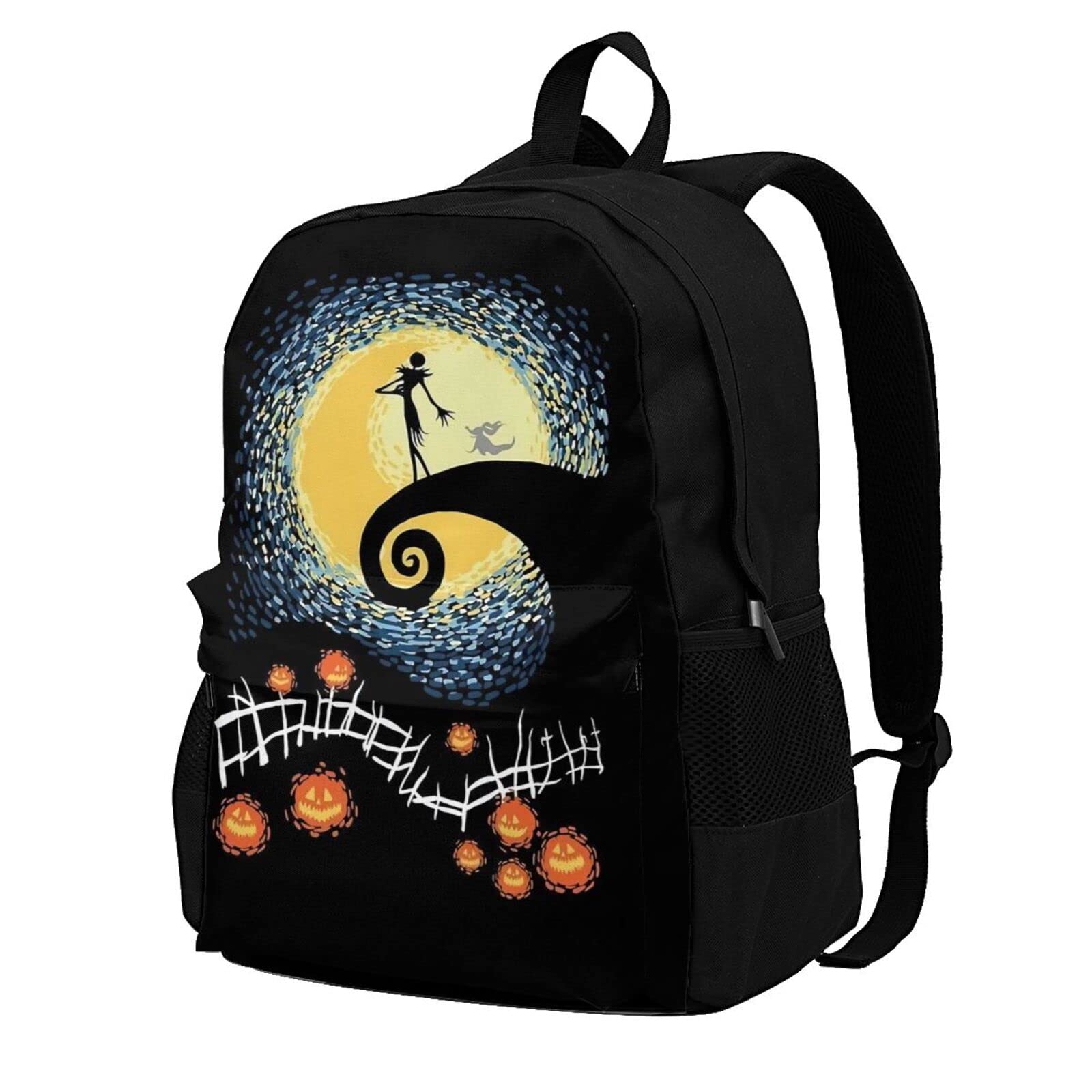 Nightmare Before Christmas Backpack - Large Laptop Bag for Travel & School