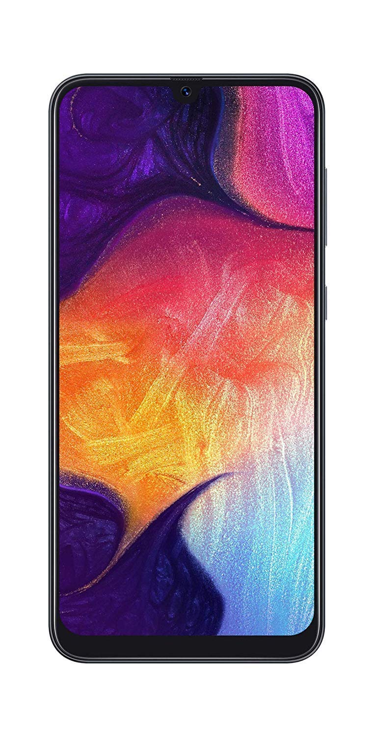 Samsung Galaxy A50 64GB Unlocked Smartphone - Black (Renewed) | Verizon Compatible | Premium Android Phone for Streaming, Gaming & Productivity