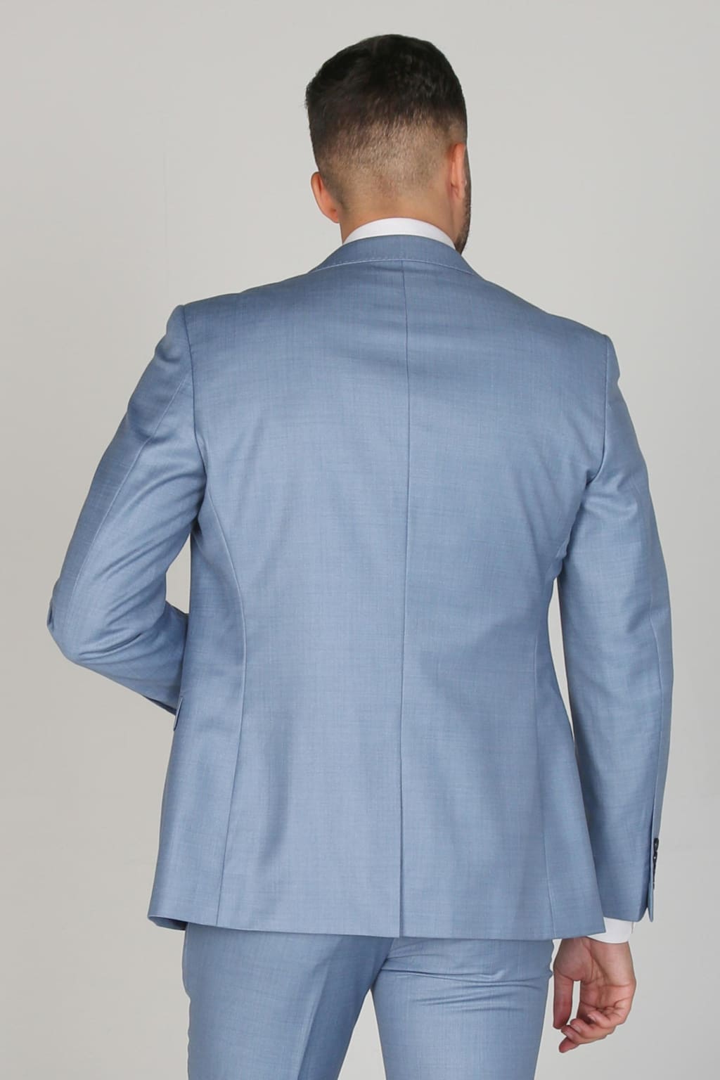 Charles Men's Blue Three Piece Suit - Premium Slim Fit Business Suit for Weddings, Office & Formal Events
