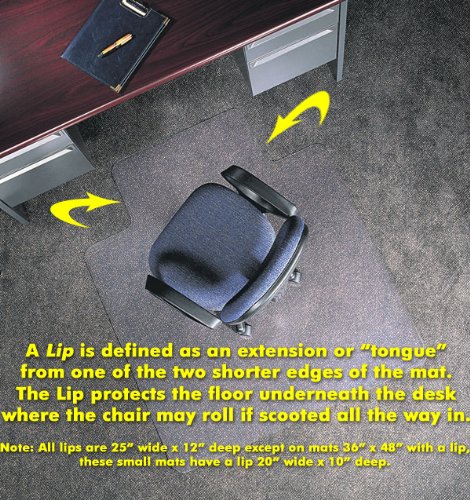 Clear Chair Mats for Carpeted Floors - 45