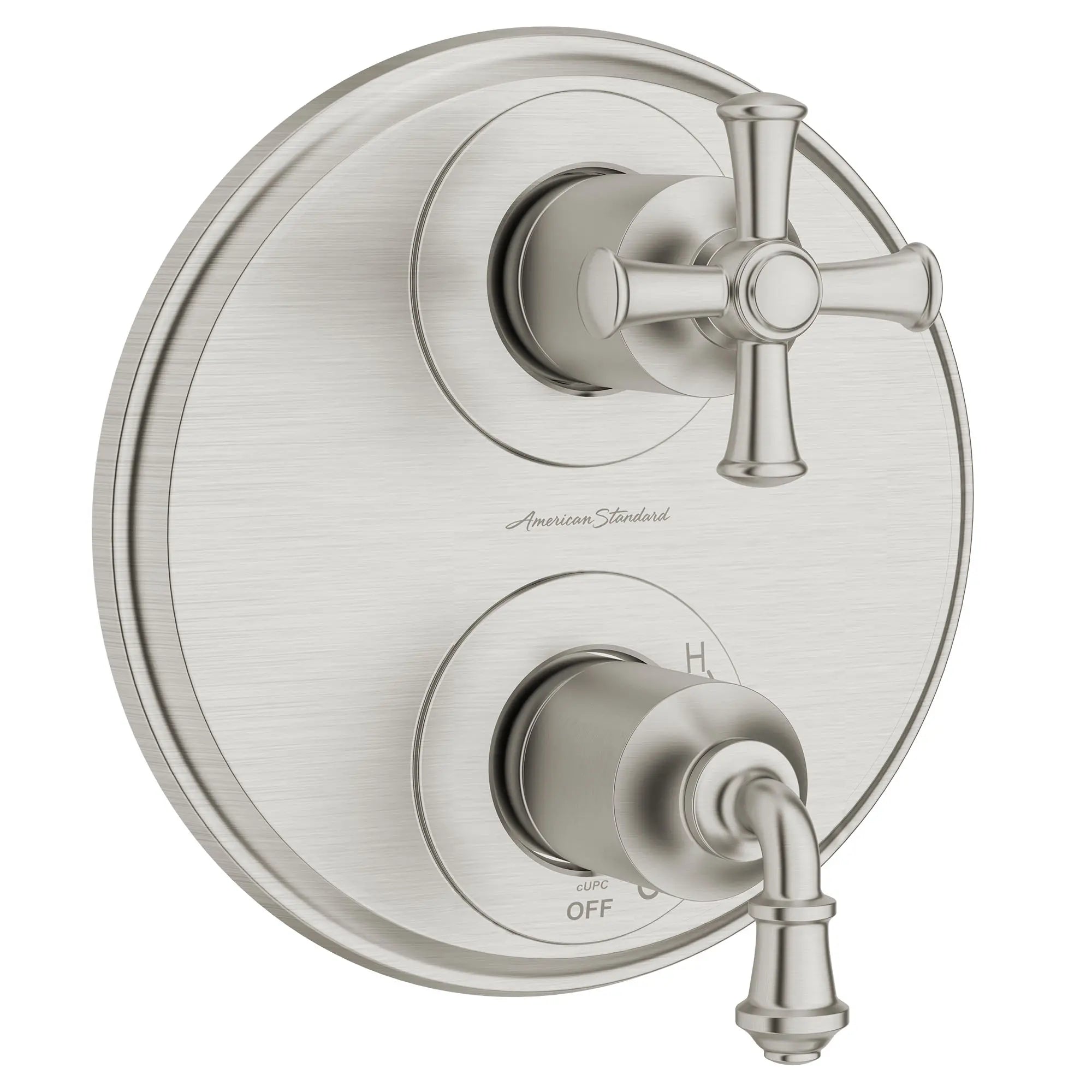 Delancey® 2 Handle Integrated Shower Diverter Trim Kit - Chrome Finish for Bathroom & Shower Remodel - Perfect for Modern Home Upgrades