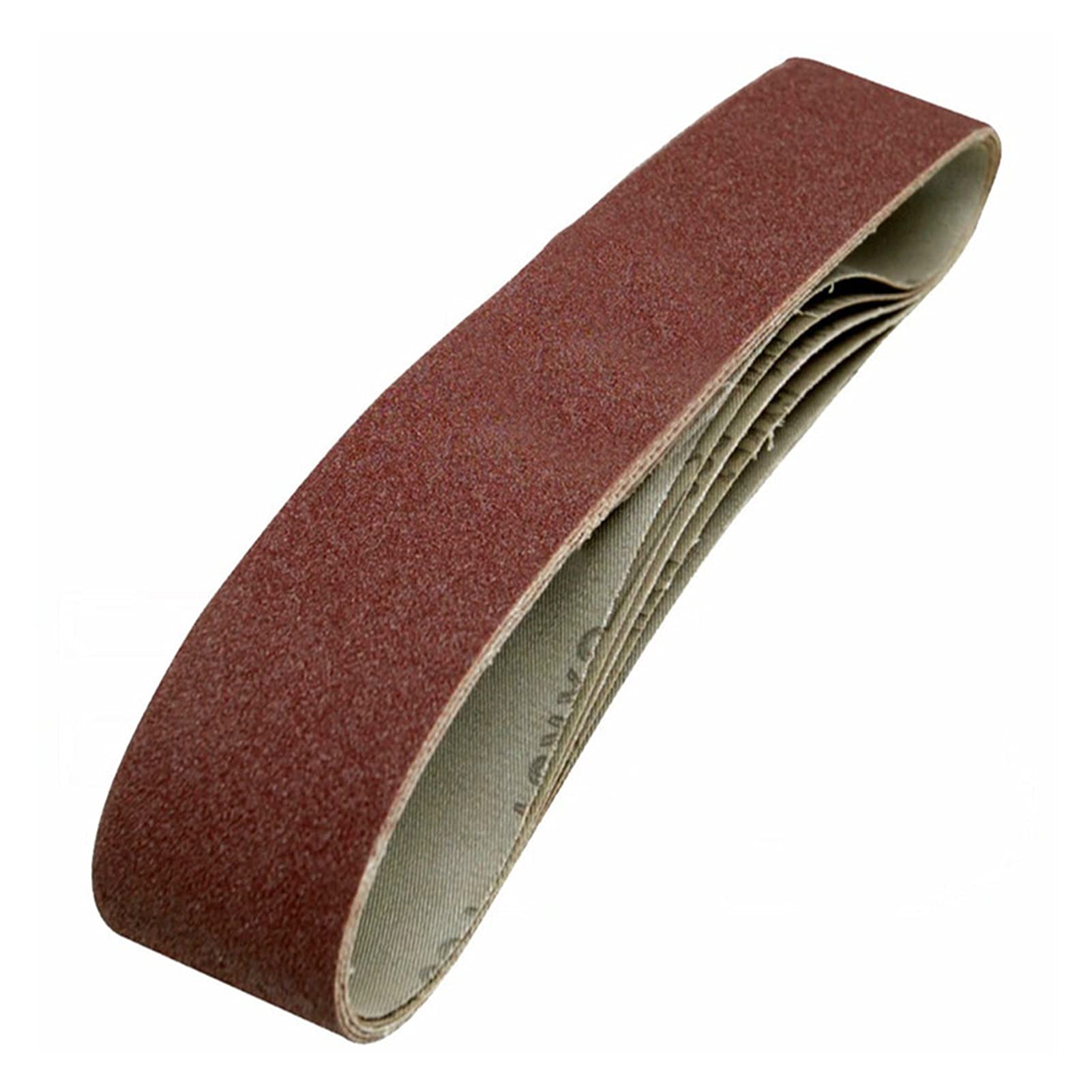 10Pcs/Set Aluminum Oxide Sanding Belts 40-1000 Grits, 50x686mm Abrasive Wood Grinding Sander Tools for Woodworking, Metal Polishing & DIY Projects (40/60/80/120/240 Grit Set)