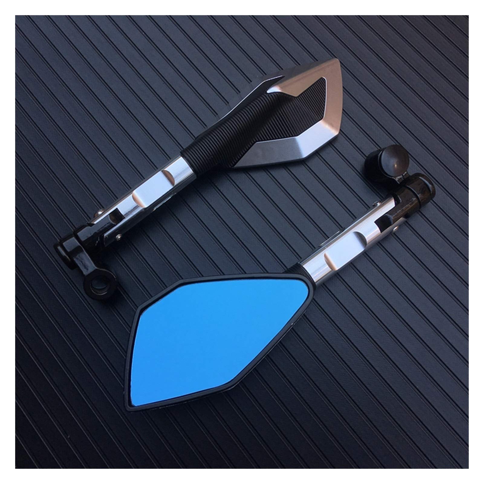 360° Rotating Motorcycle Mirrors - 2PCS Universal Rearview for Scooters & Bikes - 8/10mm for Safe Riding
