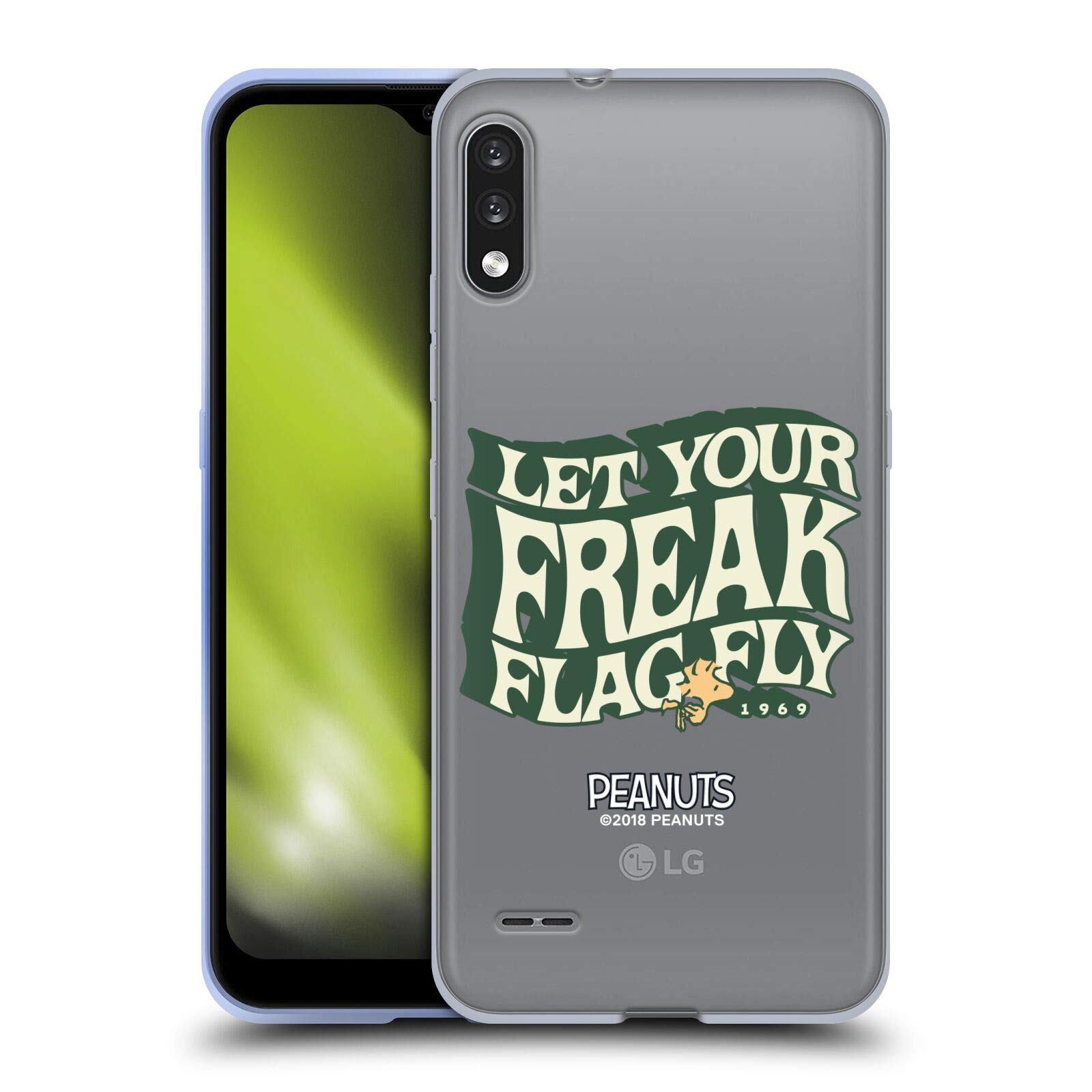 Head Case Designs Officially Licensed Peanuts Woodstock 50th Soft Gel Case for LG K22 - Durable Protective Cover for Everyday Use