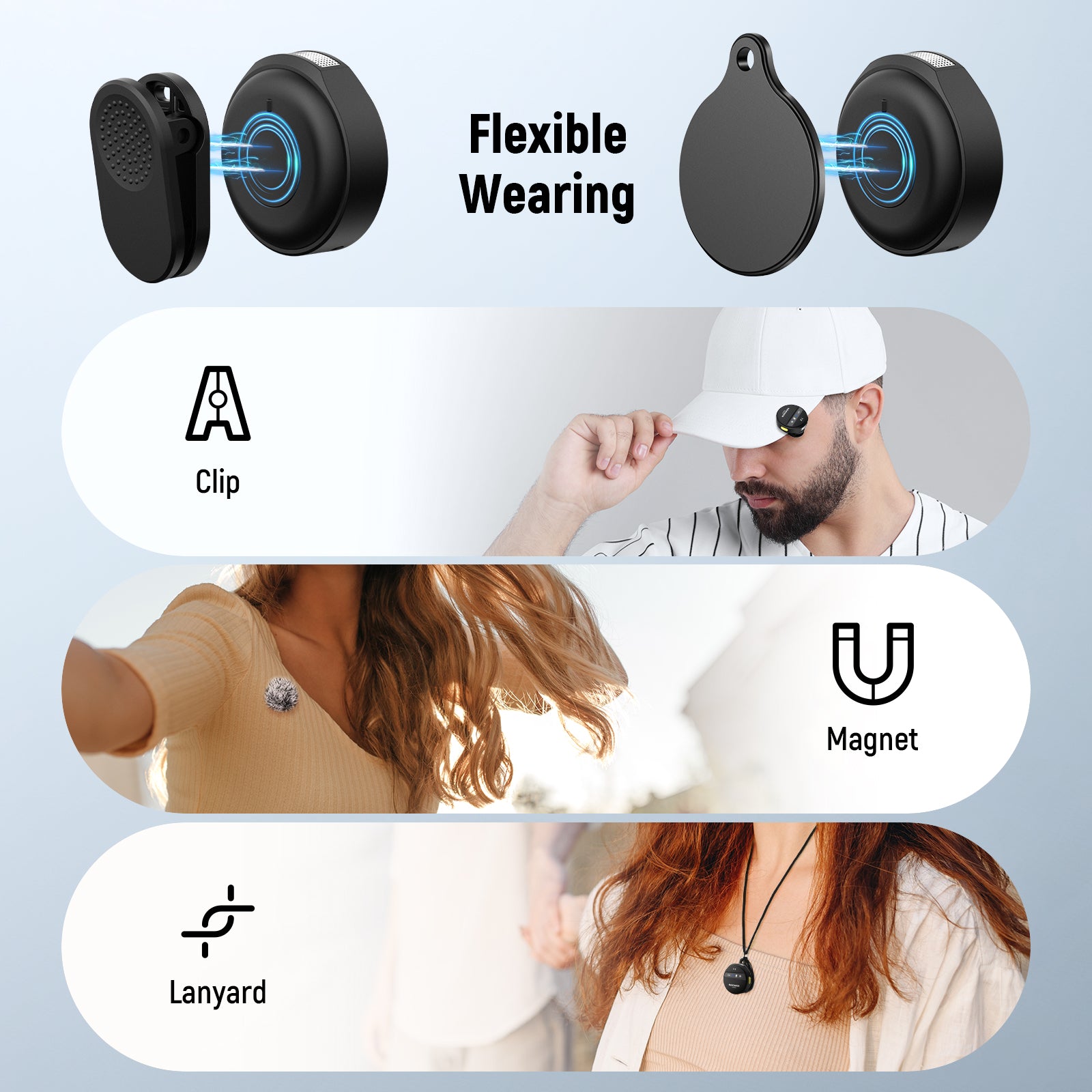 NEEWER KM18 Wireless Lavalier Microphone for iPhone, Android Smartphones & PC - Compact Clip-on Mic for YouTube, TikTok, Podcasting & Video Conferencing