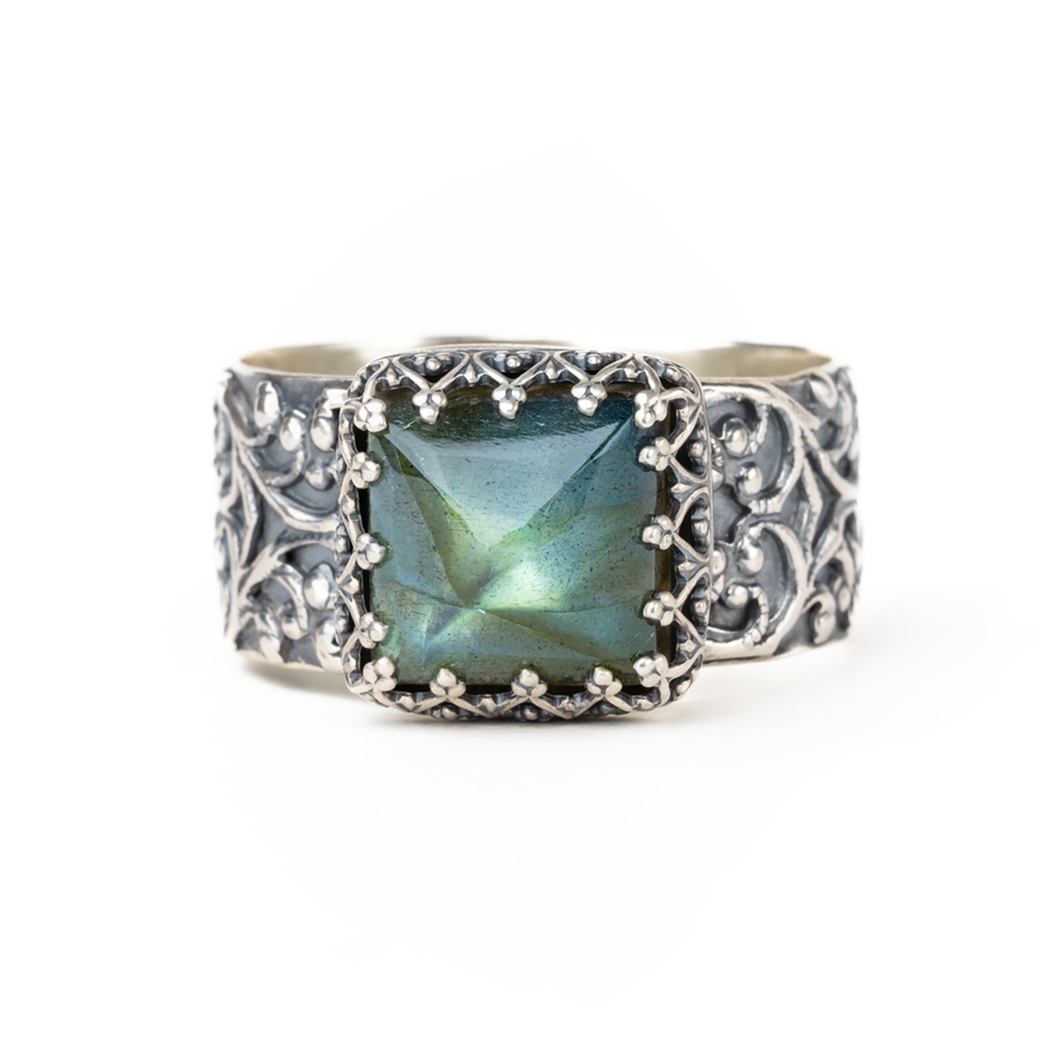 Galit Sterling Silver Labradorite Ring – Elegant Gemstone Jewelry for Women, Perfect for Everyday Wear & Special Occasions