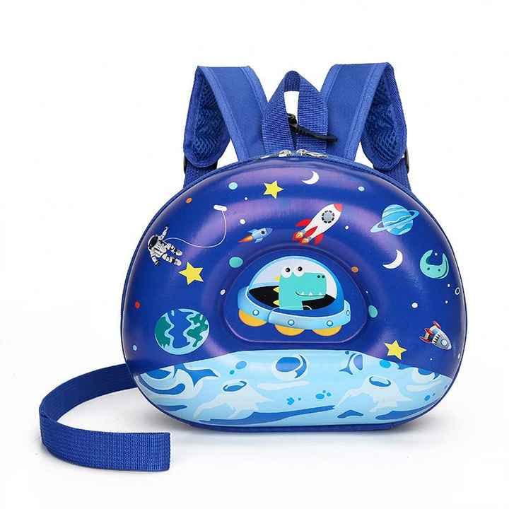 Durable Kids School Backpack for 1st to 5th Grade - Eggshell Dinosaur Design, Lightweight & Spacious for Books & Supplies | Perfect for Classroom, Travel & Daily Use