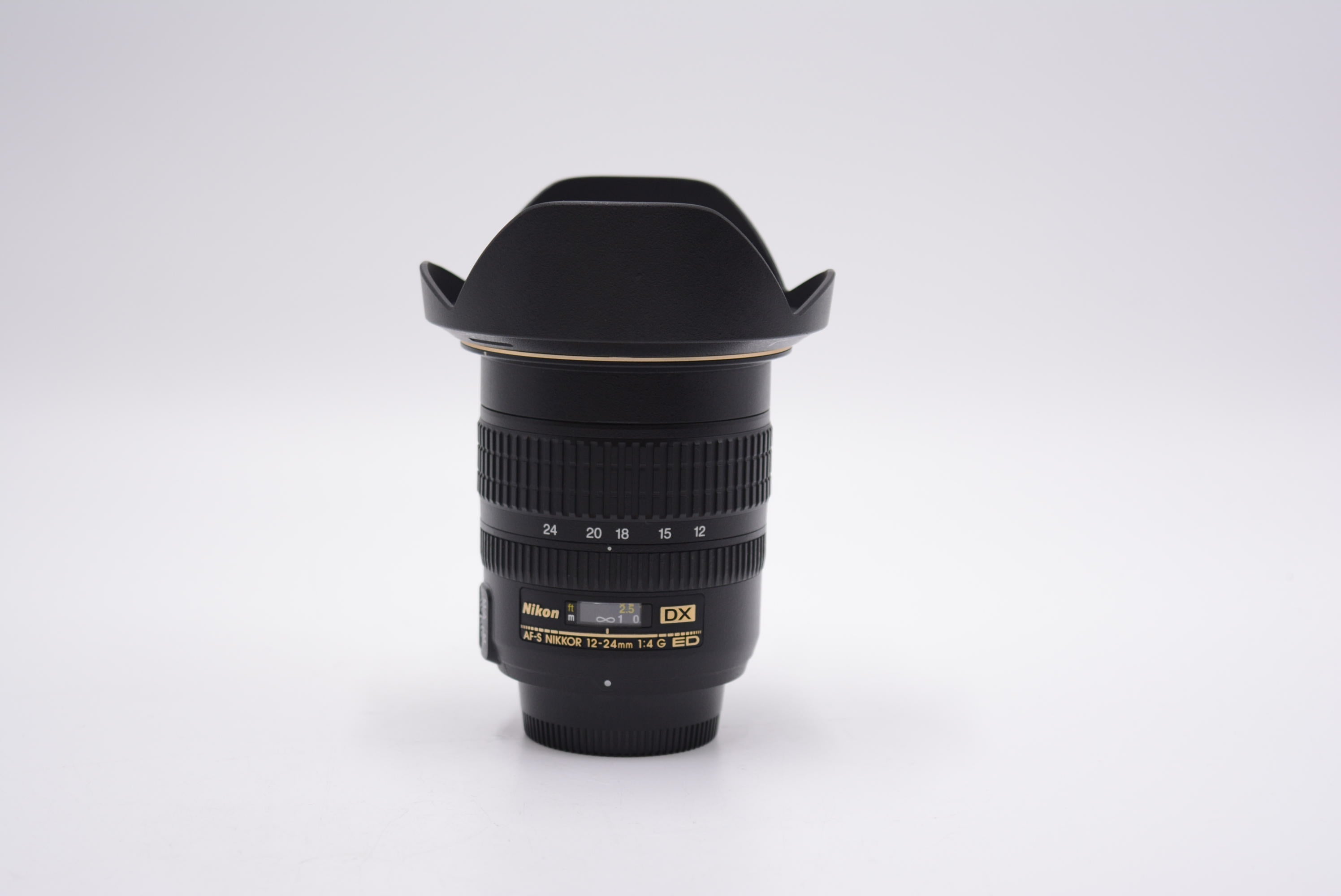 Nikon AF-S DX NIKKOR 12-24mm f/4G ED Wide-Angle Zoom Lens for Nikon DSLR Cameras - Used (Model: 35011) | Perfect for Landscape, Architecture & Interior Photography