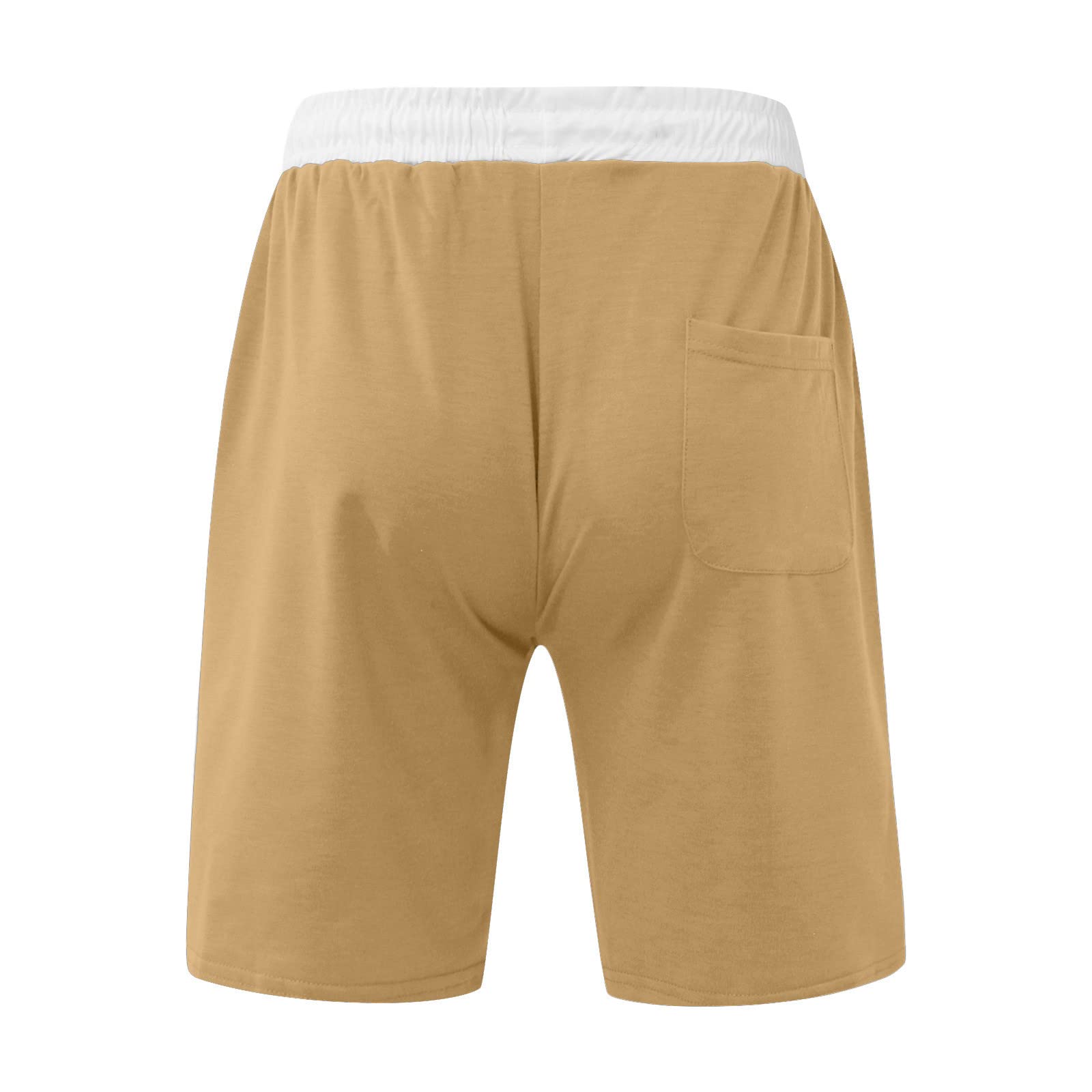 YMOSRH Men's Cargo Shorts - Classic Fit Casual Drawstring Elastic Waist Summer Shorts with Multiple Pockets | Perfect for Beach, Hiking, Travel & Outdoor Activities