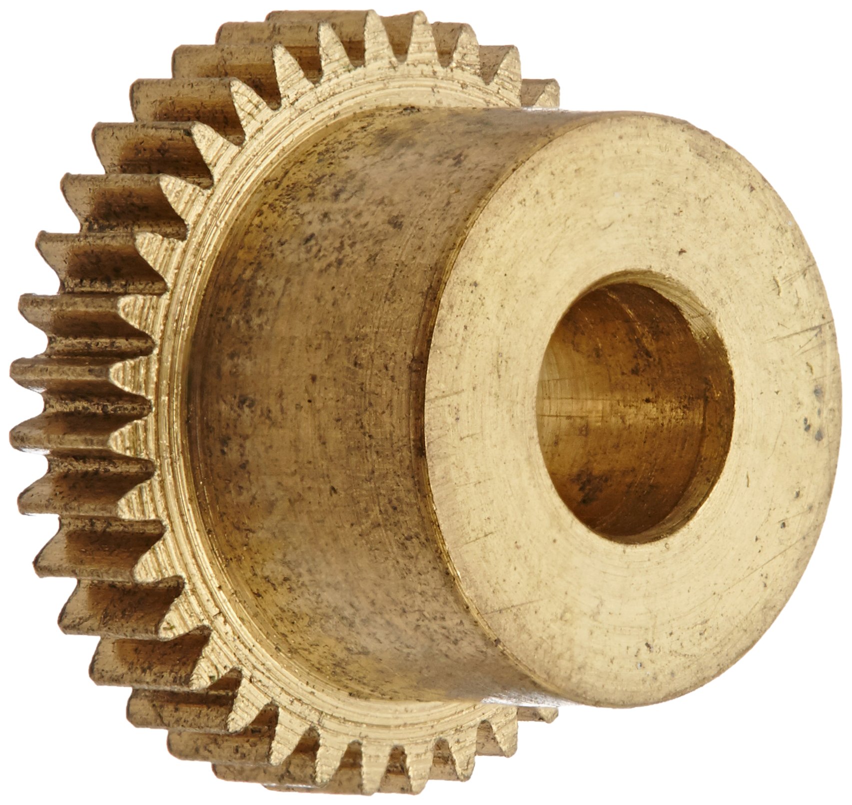 High-Quality Y6436 Brass Spur Gear - 6 Pitch, 0.188