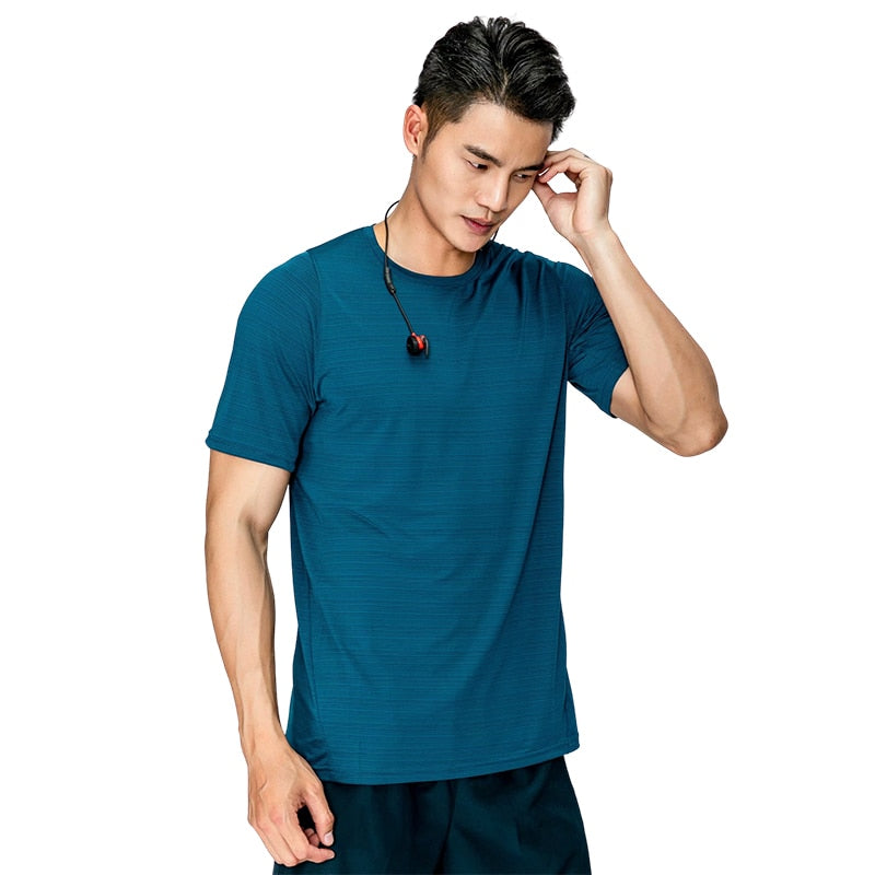 7 Colors Men's Compression Fitness T-Shirt - Quick Dry, Moisture Wicking Running & Gym Workout Shirt - Perfect for Jogging, Training & Sports Activities