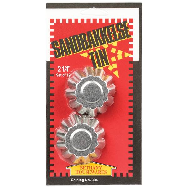 Authentic Norwegian Sandbakkelse Cookies - Traditional Scandinavian Butter Cookies for Holiday Baking & Gifting