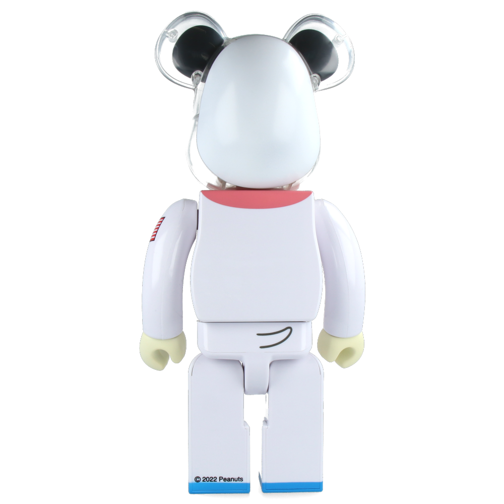 400% Bearbrick Astronaut Snoopy Collectible Figure - Limited Edition Vinyl Art Toy for Display & Collection | Perfect for Home Decor, Office Display & Gift Giving