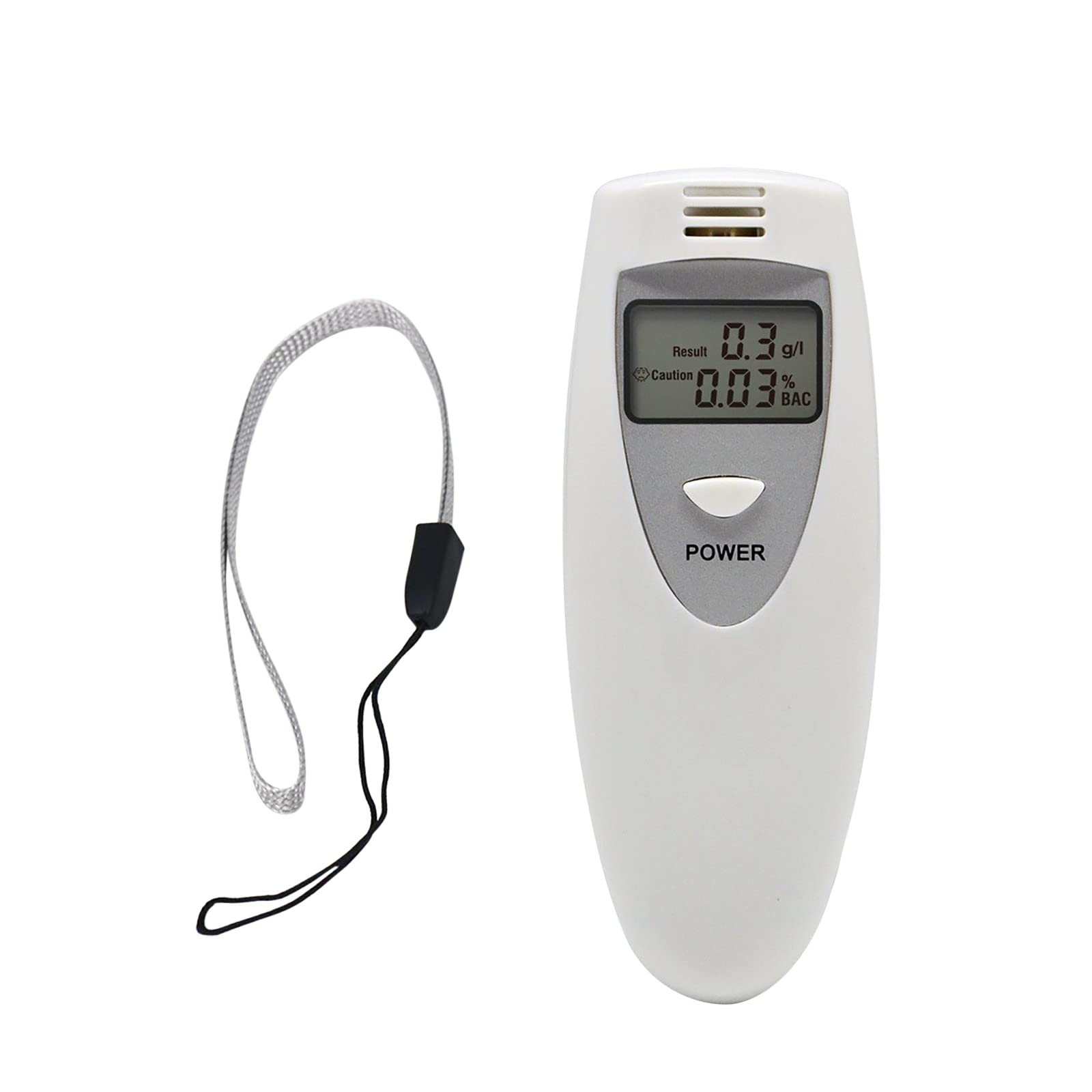 KSDNEA Digital Breathalyzer - Portable Keychain Alcohol Tester with High Accuracy for Personal & Professional Use | Perfect for Drivers, Partygoers & Workplace Safety