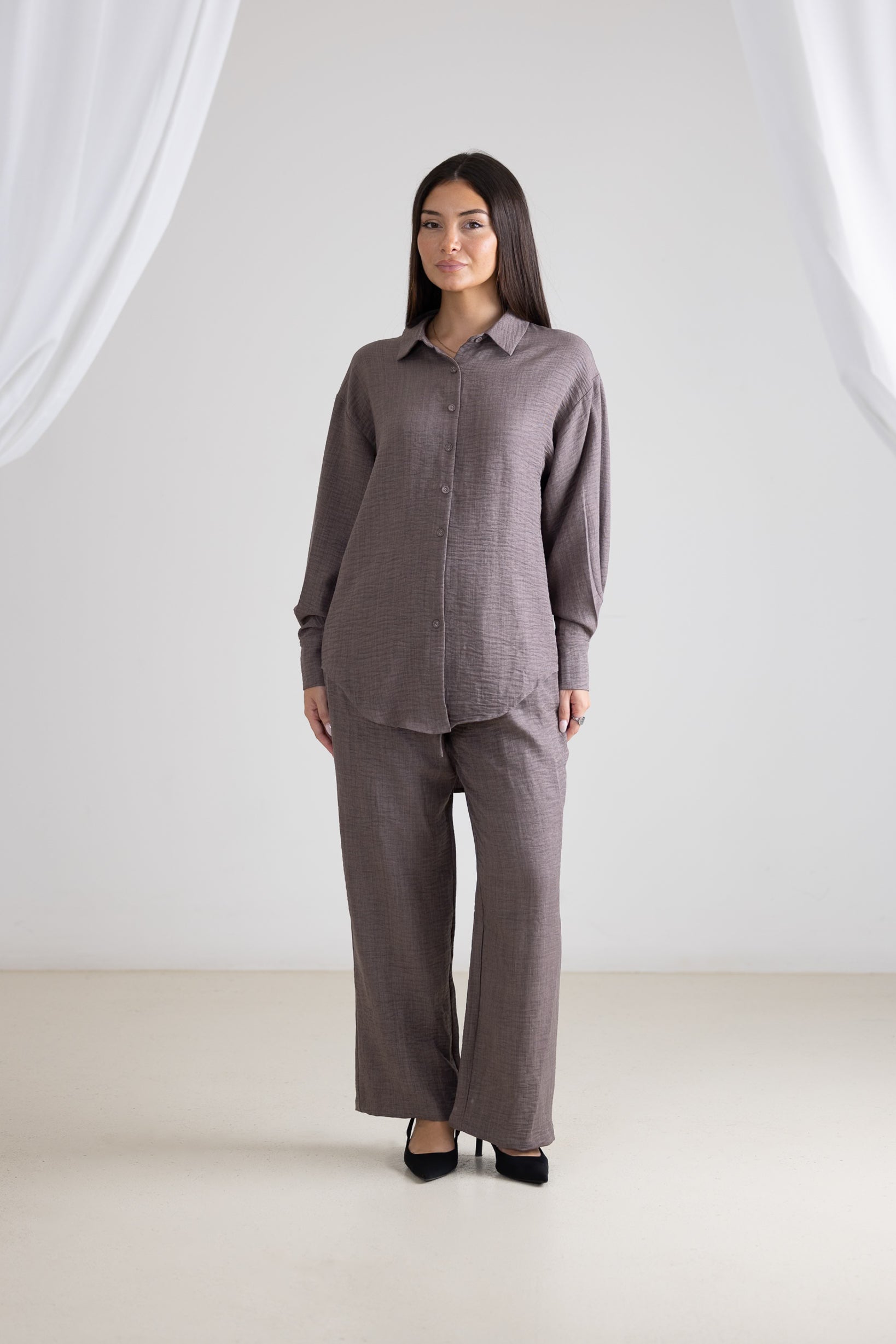 Premium Cotton Hind Shirt & Pant Set for Men - Comfortable Casual Outfit for Work, Travel & Everyday Wear