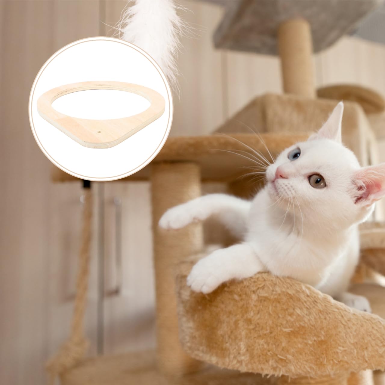 Wear-Resistant Cat Perch Frame - Scratching Post Replacement, DIY Cat Tree Shelf for Indoor Kittens & Cats | Perfect for Cat Beds, Climbing & Play Areas