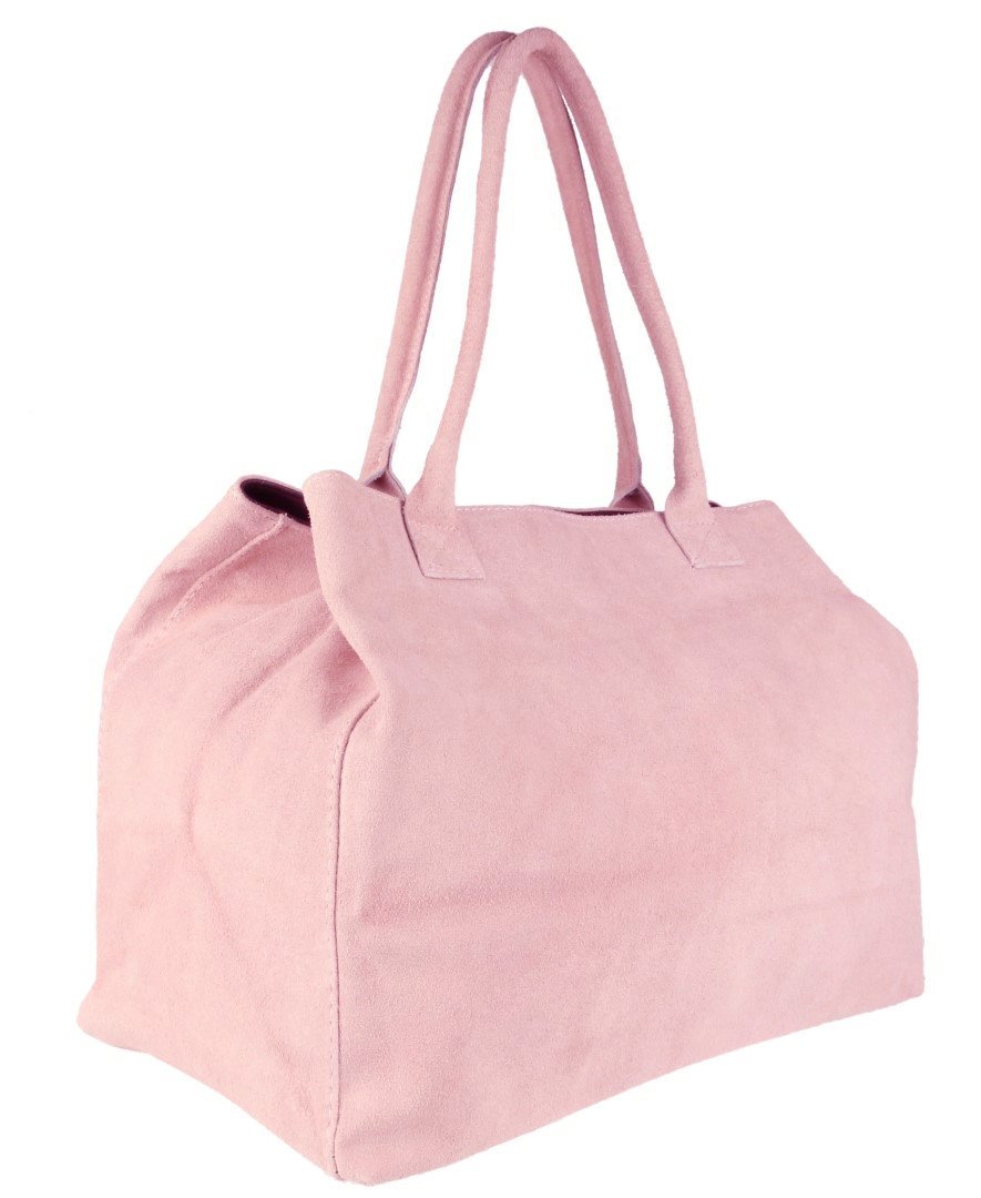 Stylish Expandable Italian Suede Leather Shoulder Bag for Women - Fashionable Crossbody Purse for Work, Travel & Everyday Use