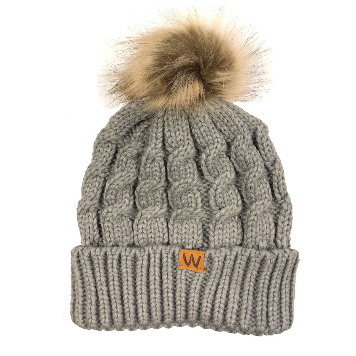 Allydrew Winter Warm Soft Knit Beanie with Pom Pom - Cozy Unisex Hat for Men & Women - Perfect for Snowboarding, Skiing, and Cold Weather Outdoor Activities