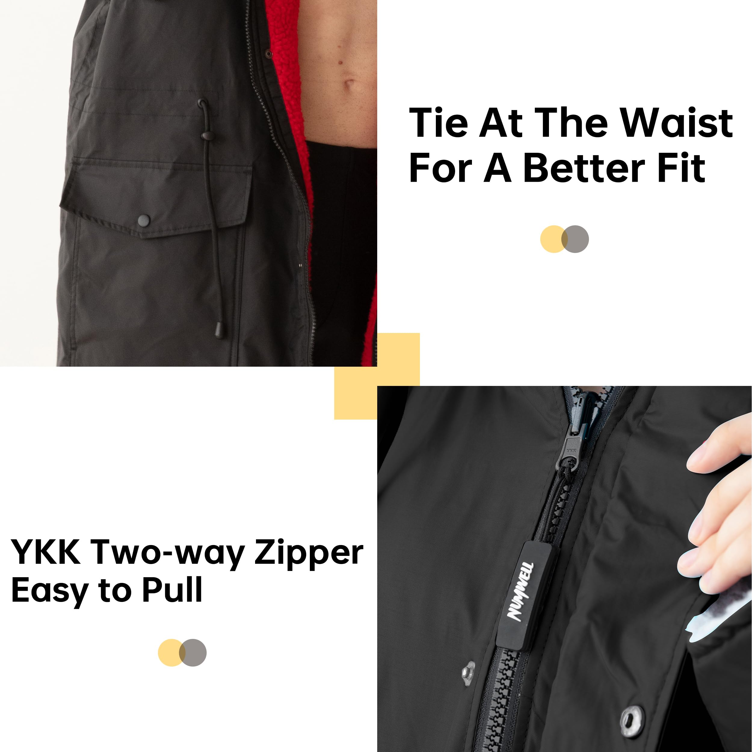**Unisex Waterproof Swim Parka - Oversized Quick Dry Hooded Surf Poncho for Men & Women, Windproof Beach Changing Robe - Perfect for Surfing, Swimming & Outdoor Activities**