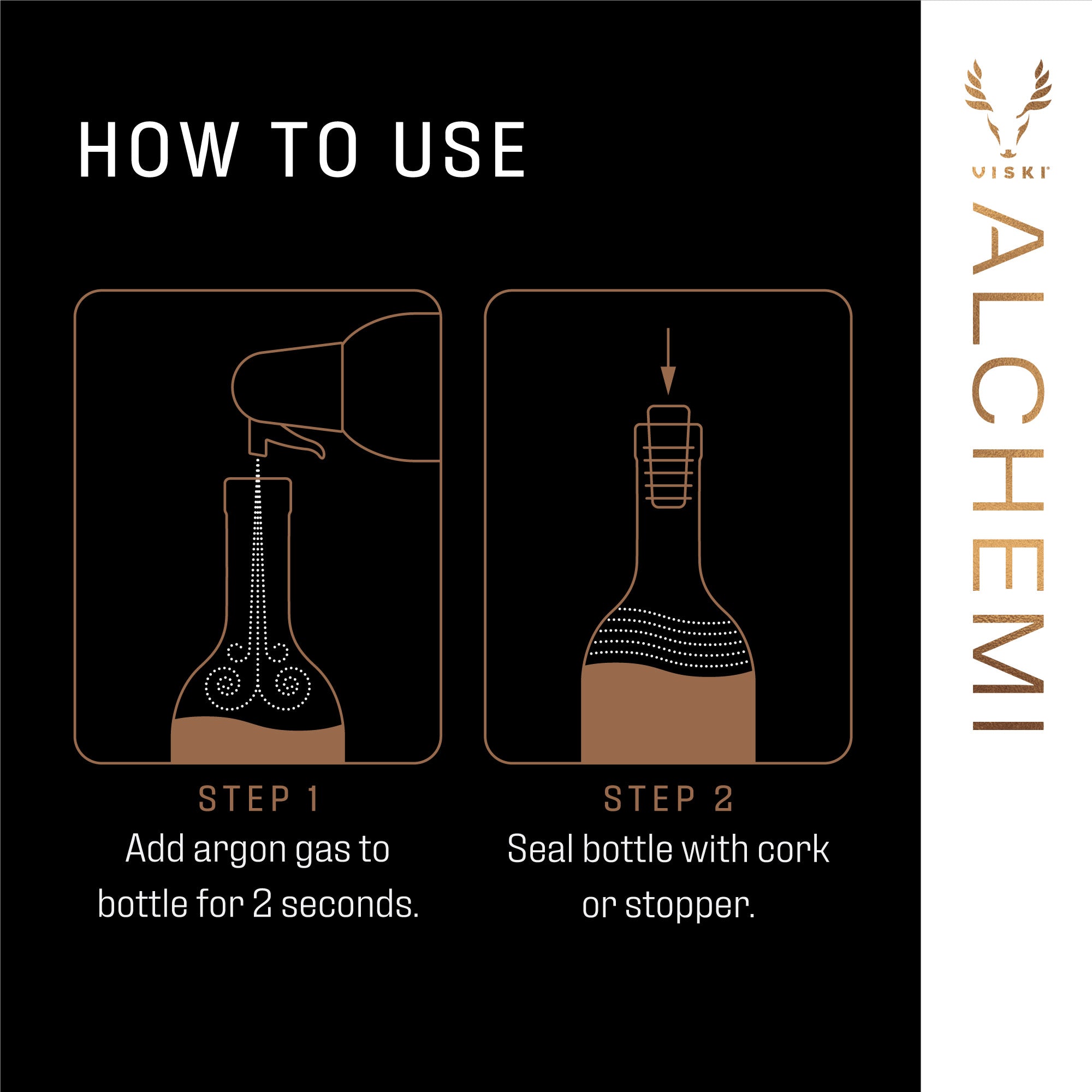 Alchemi Natural Argon Wine Preserver - Premium Wine Saver & Preserver Spray for Red, White & Sparkling Wines - Extend Freshness Up to 30 Days - Perfect for Wine Bars, Restaurants & Home Use