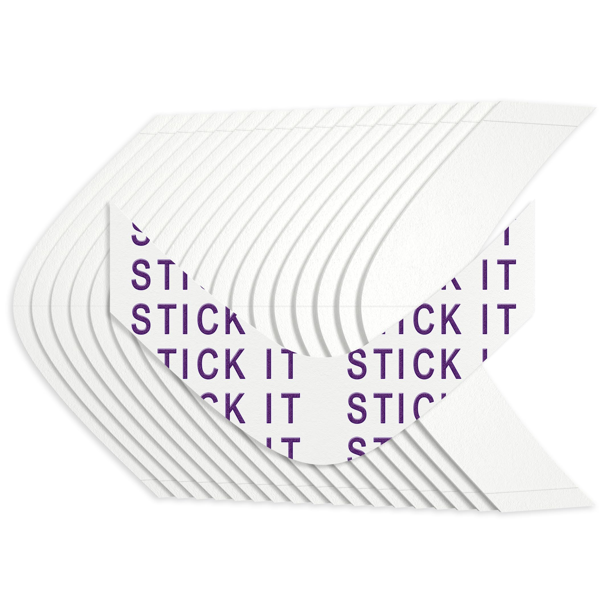 Stick It 36 AA Curve Strips - Double Sided Sweatproof Adhesive Tape for Wigs, Toupees & Hair Pieces | Secure All-Day Hold for Cosplay, Costumes & Daily Wear