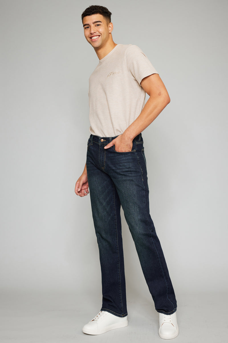 Carter Slim Straight Fit Men's Jeans - Comfortable & Stylish Denim Pants for Casual Wear & Everyday Outfits