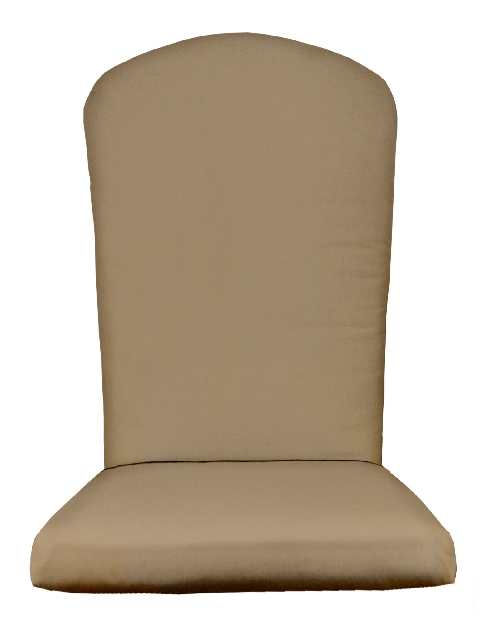 Sunbrella Canvas Neutral Color Foam Cushion for Adirondack & Rocking Chairs - Waterproof & UV Resistant Outdoor Furniture Cushion for Patio, Deck, and Garden Relaxation