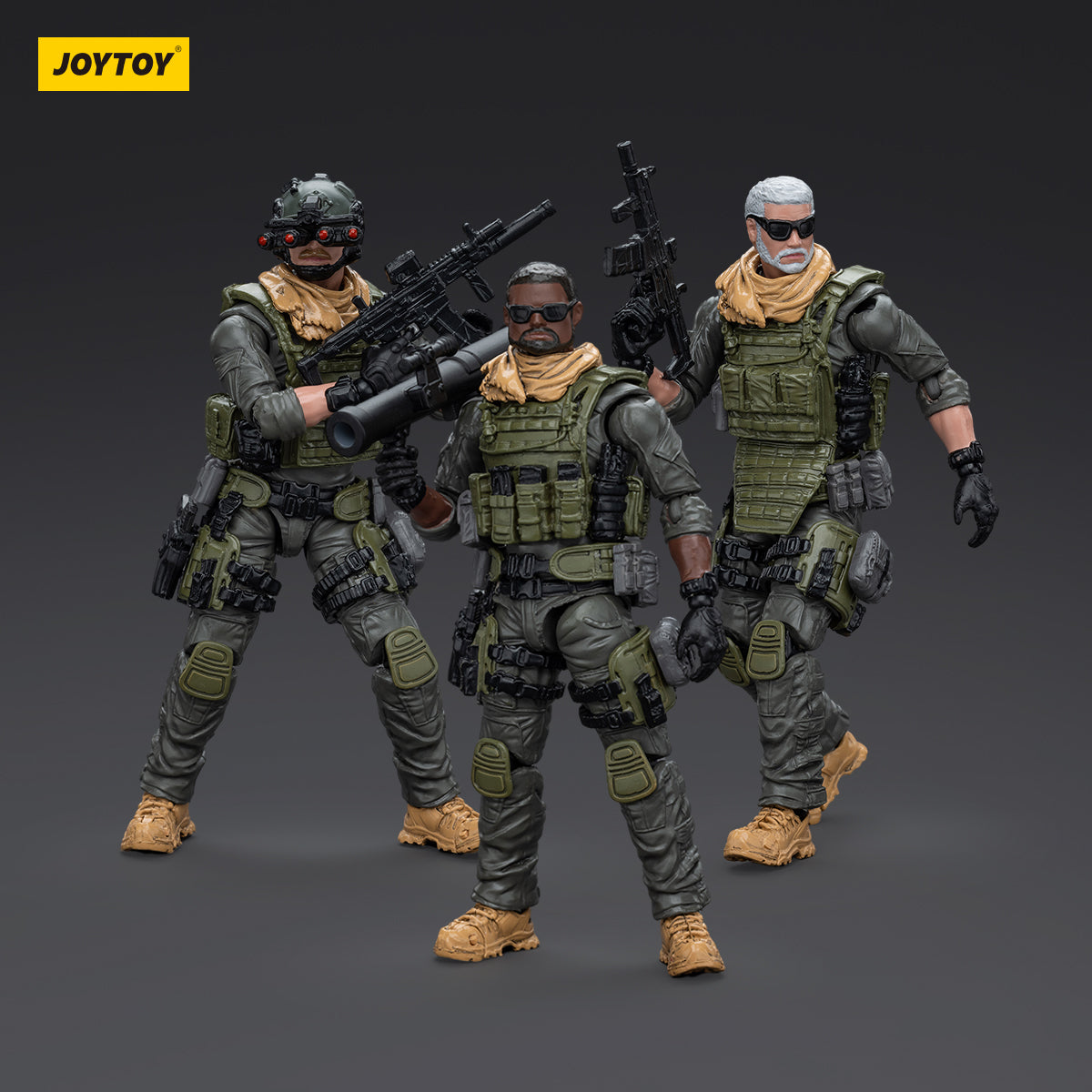 1/18 JOYTOY 3.75 Inch Military Action Figure - Naro Defense Forces 13th Assault Squad Collectible Toy for Display & Battle Scenes | Perfect for Collectors and Wargaming Enthusiasts