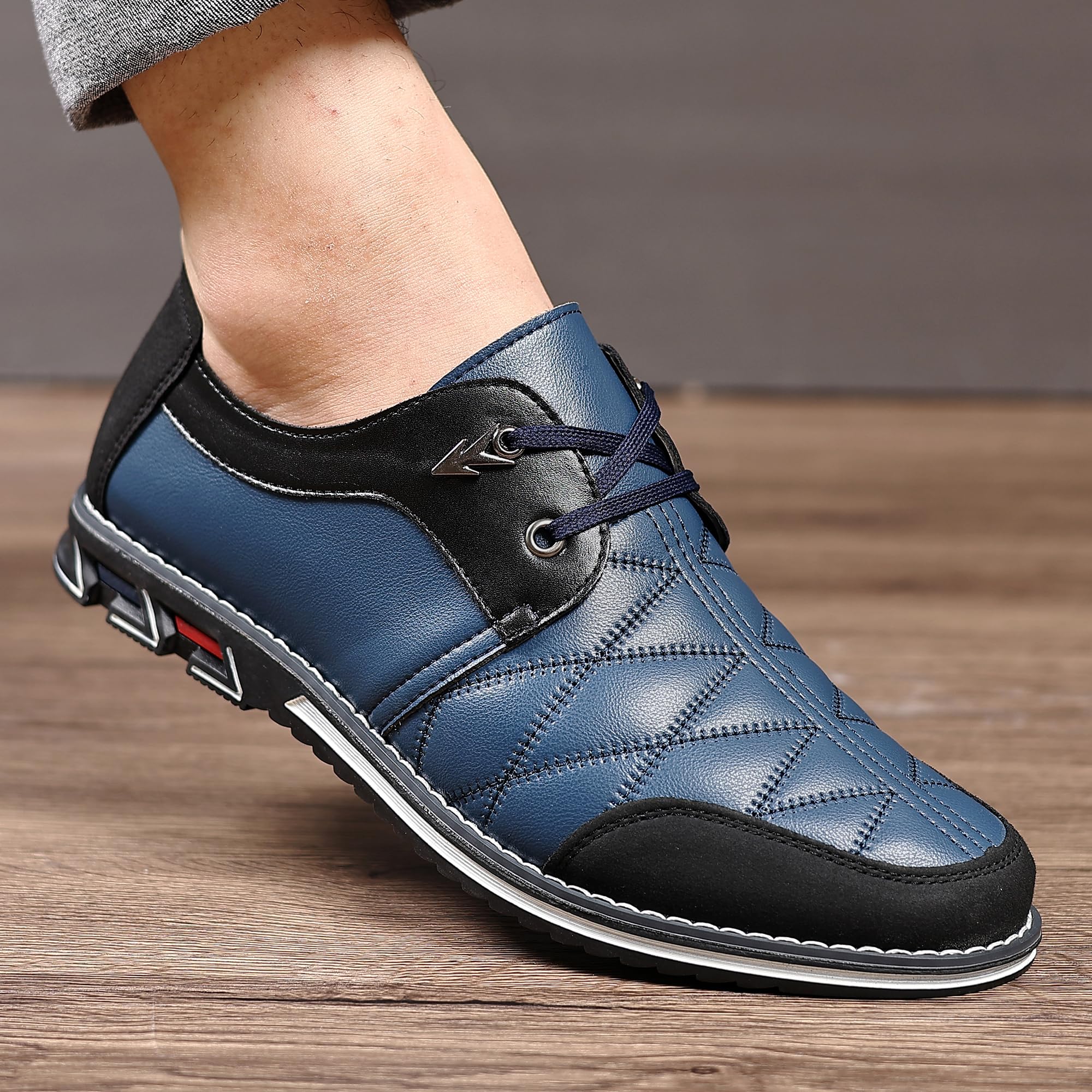 COSIDRAM Men's Casual Loafers - Comfortable Dress Sneakers for Business, Office & Walking - Stylish Slip-On Shoes for Work, Travel & Everyday Wear