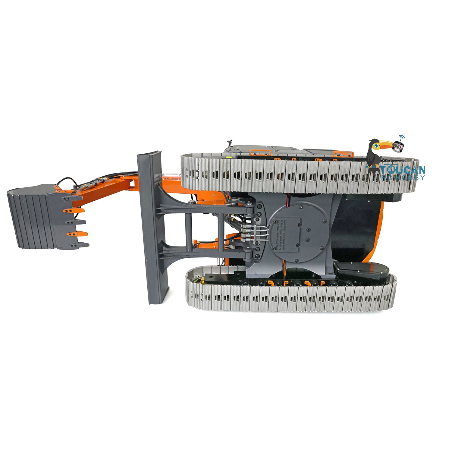 1/14 Scale LESU Metal RC Hydraulic Excavator Model - ET26L with 3-Section Ripper Bucket, Tree Digging Tool & Compactor | Remote Control Construction Toy for Adults & Kids | Perfect for Construction Simulation, Backyard Digging & RC Hobby Projects