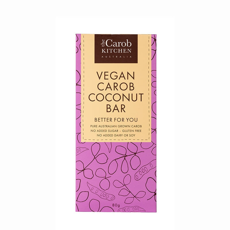 Organic Vegan Carob Bar - Gluten-Free, Dairy-Free, Healthy Snack for Baking, Desserts & On-the-Go Energy Boost