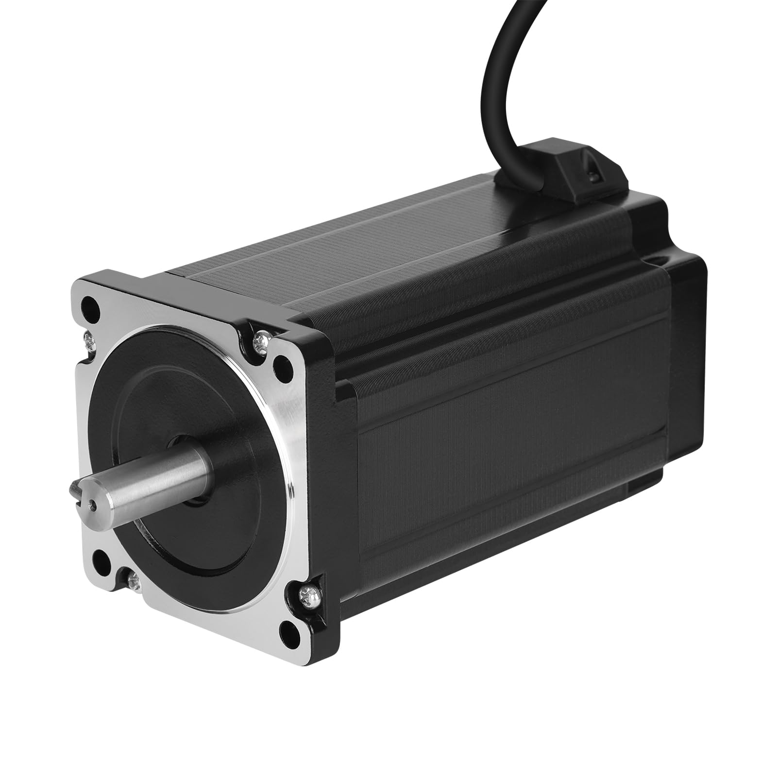 High Torque Nema 34 Stepper Motor - Bipolar 12Nm (1699.34oz.in) 1.8° Step Angle, 6.4A 2-Phase with 2m Cable for CNC, 3D Printers & Industrial Automation | Perfect for CNC Routers, Laser Cutters, and Automated Machinery
