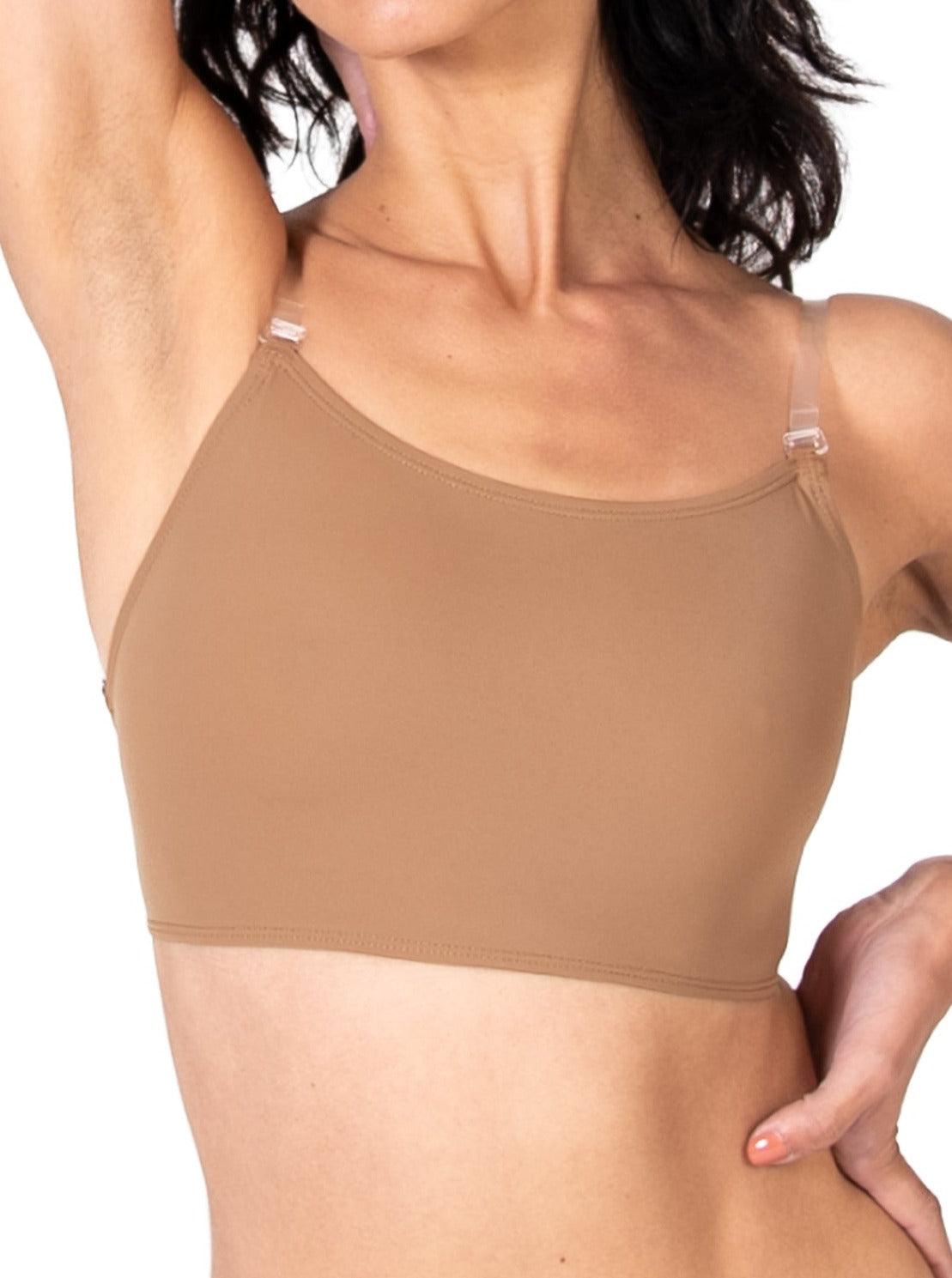 Body Wrappers Youth Convertible Dance Bra - Adjustable Straps for Ballet, Jazz & Gymnastics - Perfect for Dance Classes, Performances & Competitions