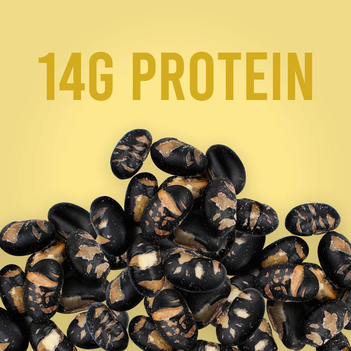 Dry Roasted Black Edamame Snacks - Sea Salt Flavor | High Protein, Low Carb, Keto & Vegan Friendly | Zero Sugar, Healthy Soybean Snacks by Keto Naturals (3 Pack) | Perfect for On-the-Go, Office, or Keto Diet Lifestyle