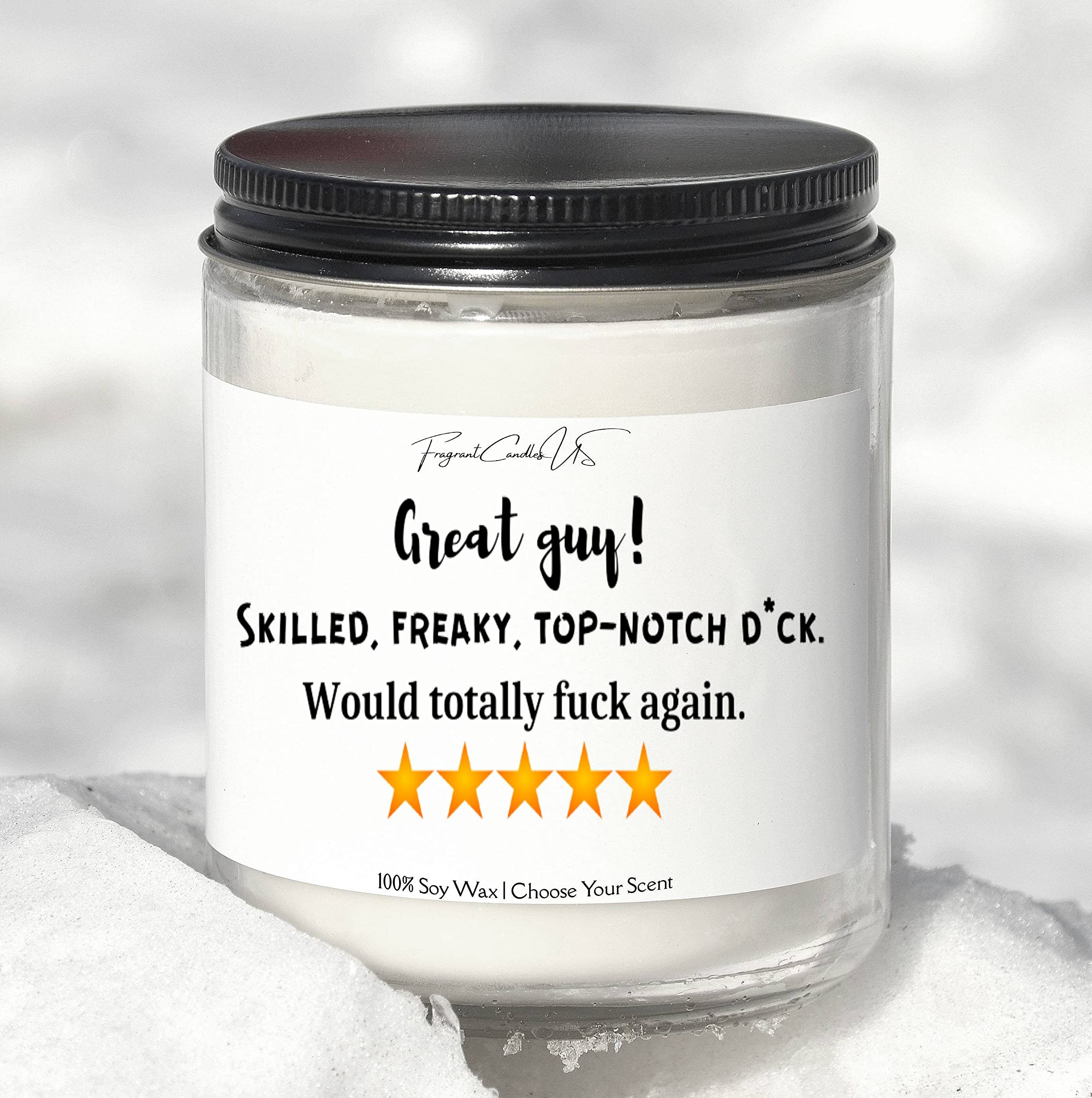 Romantic Valentine's Day Gifts for Him - Sexy Scented Candles for Couples, Anniversary & Birthday Presents with Adult Humor - Perfect for Date Nights & Intimate Moments