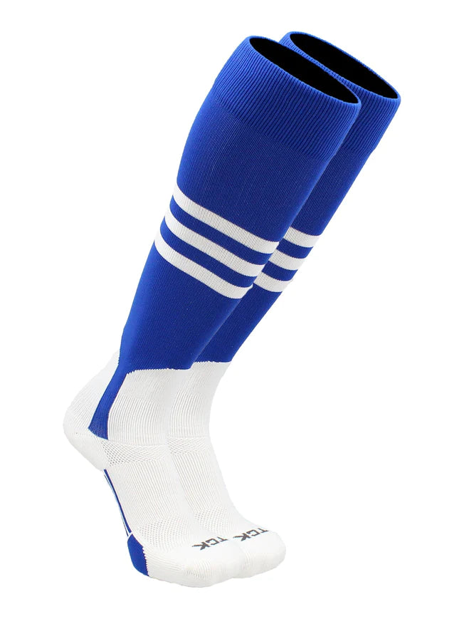 TCK Baseball Stirrup Socks with Stripes Pattern - Comfortable Athletic Socks for Baseball Players - Perfect for Training, Games & Sports Performance