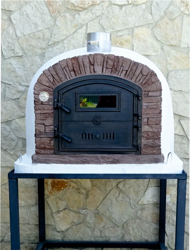 Premium VENTURA SIERRA Hybrid Pizza Oven - Outdoor Wood & Gas Pizza Maker for Backyard, Patio & Camping - Perfect for Home Cooking, Parties & Outdoor Adventures