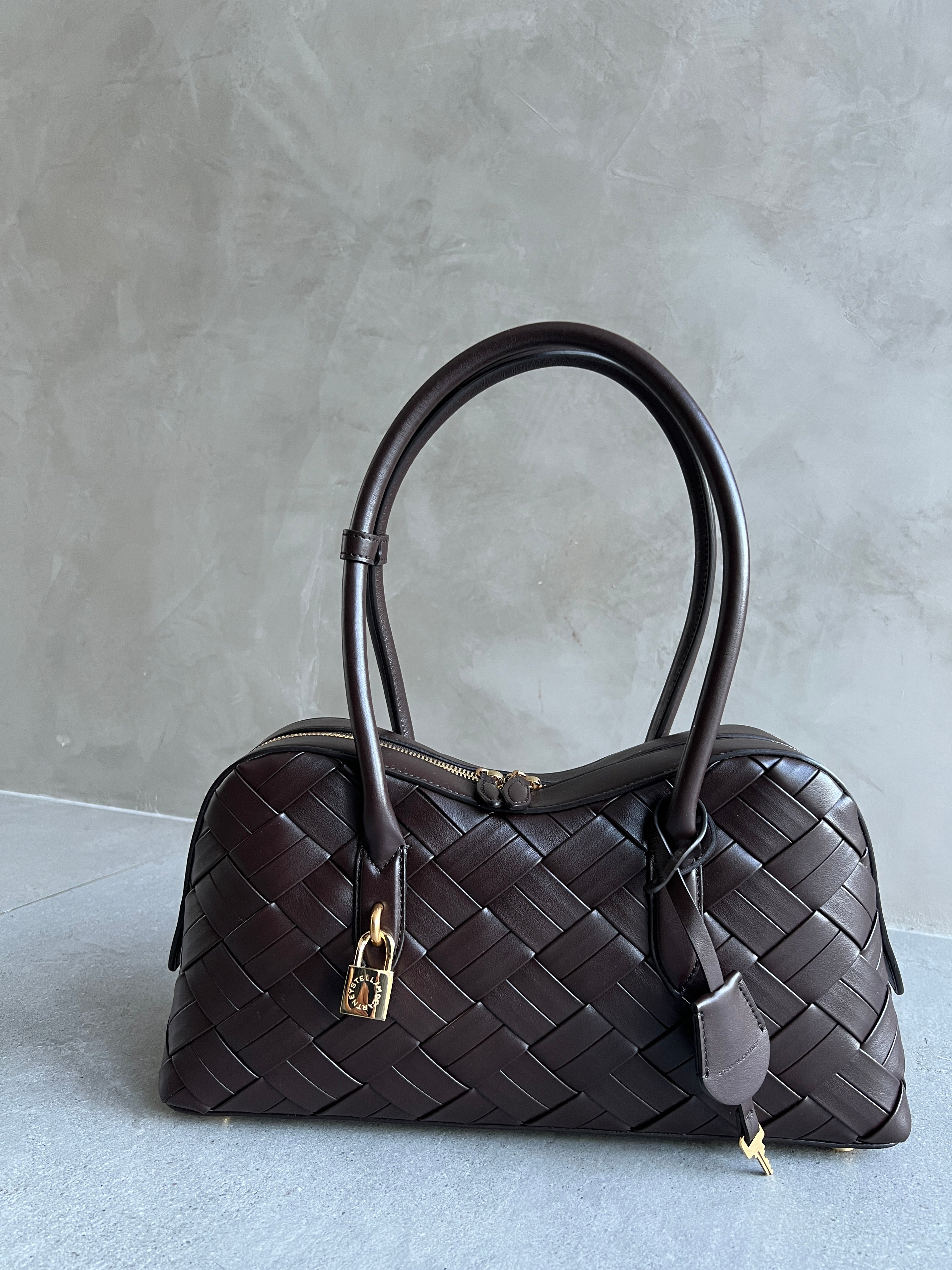 Ryder Woven Shoulder Bag for Women - Premium Chocolate Brown Crossbody Purse | Stylish Everyday Handbag for Work, Travel & Shopping