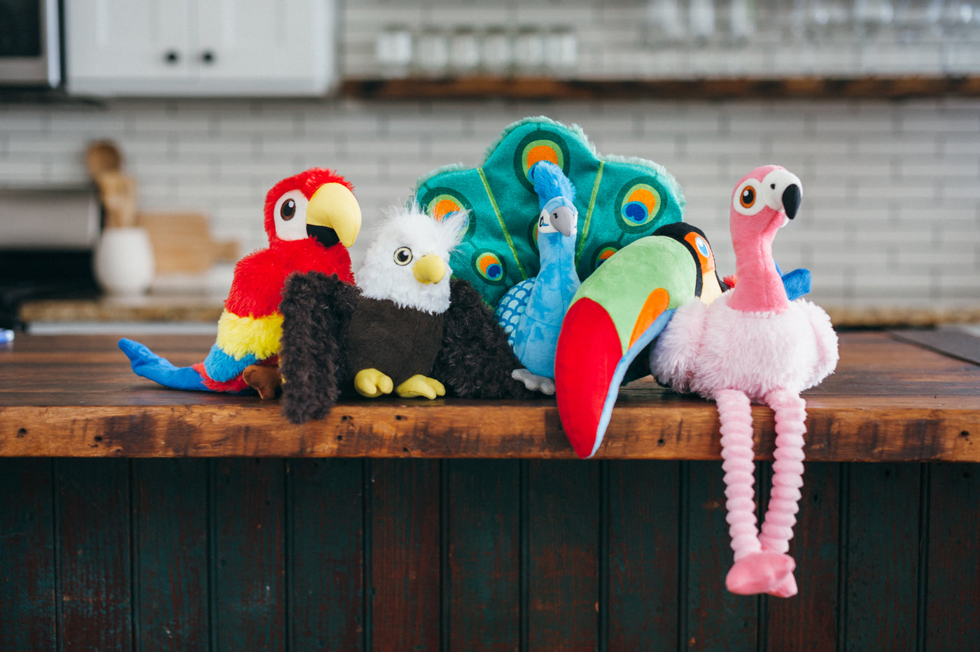 Edgar the Eagle Plush Dog Toy - Fetching Flock™ Chew-Resistant Squeaky Stuffed Animal for Medium & Large Dogs | Perfect for Fetch, Tug-of-War & Cuddling | Pet P.L.A.Y.