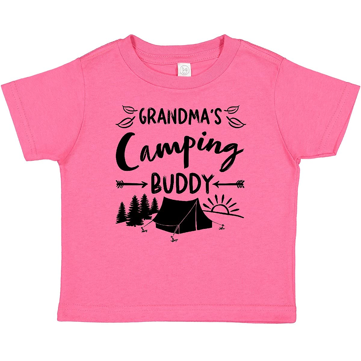 Grandma's Camping Buddy Baby T-Shirt - Cute Camping-Themed Infant Apparel for Outdoor Adventures & Family Trips