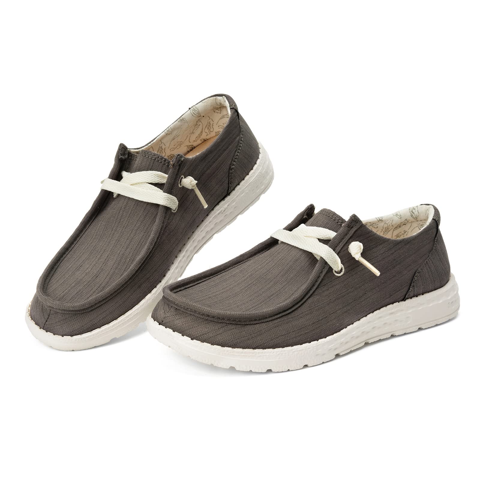 BENEKER Women's Slip-On Loafers - Comfortable Casual Boat Shoes for Walking | Breathable Canvas Low Top Sneakers | Perfect for Office, Travel & Everyday Wear