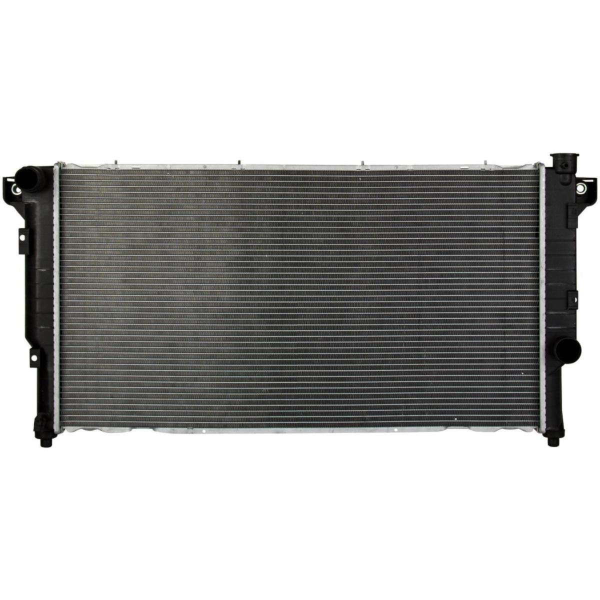 TOTMOX 1-Piece Manual 2-Row Radiator for CU1553 - Heavy Duty Cooling Solution for Trucks, Tractors & Industrial Equipment