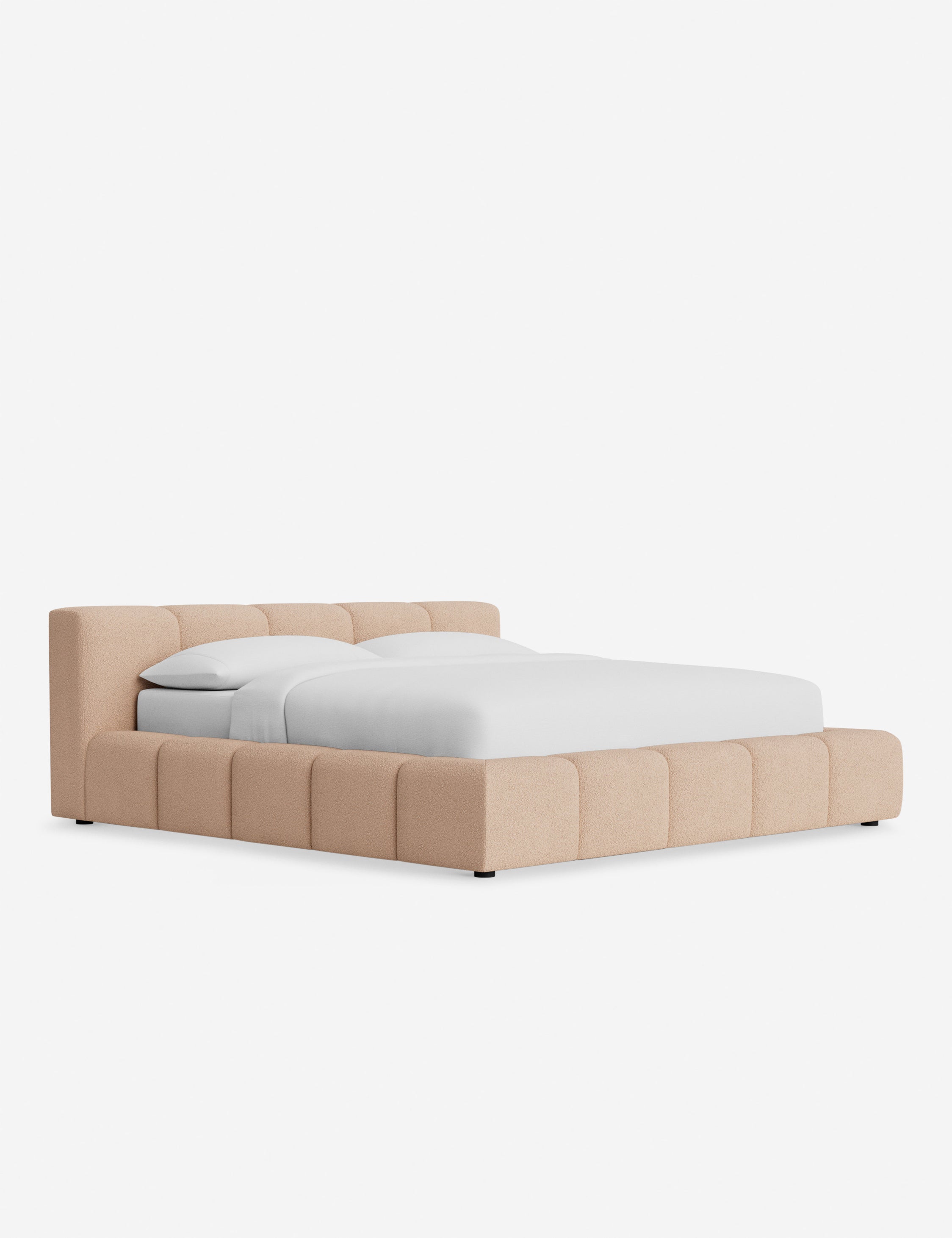 Cambry Platform Bed Frame - Modern Minimalist Wooden Bed with Sturdy Slat Support - Perfect for Bedroom, Guest Room, and Studio Apartments
