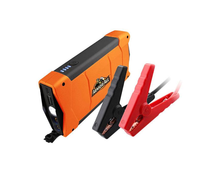 Armor All Emergency Jump Starter Power Bank Kit - Portable Car Battery Booster with USB Charger for Roadside Emergencies, Camping & Outdoor Adventures